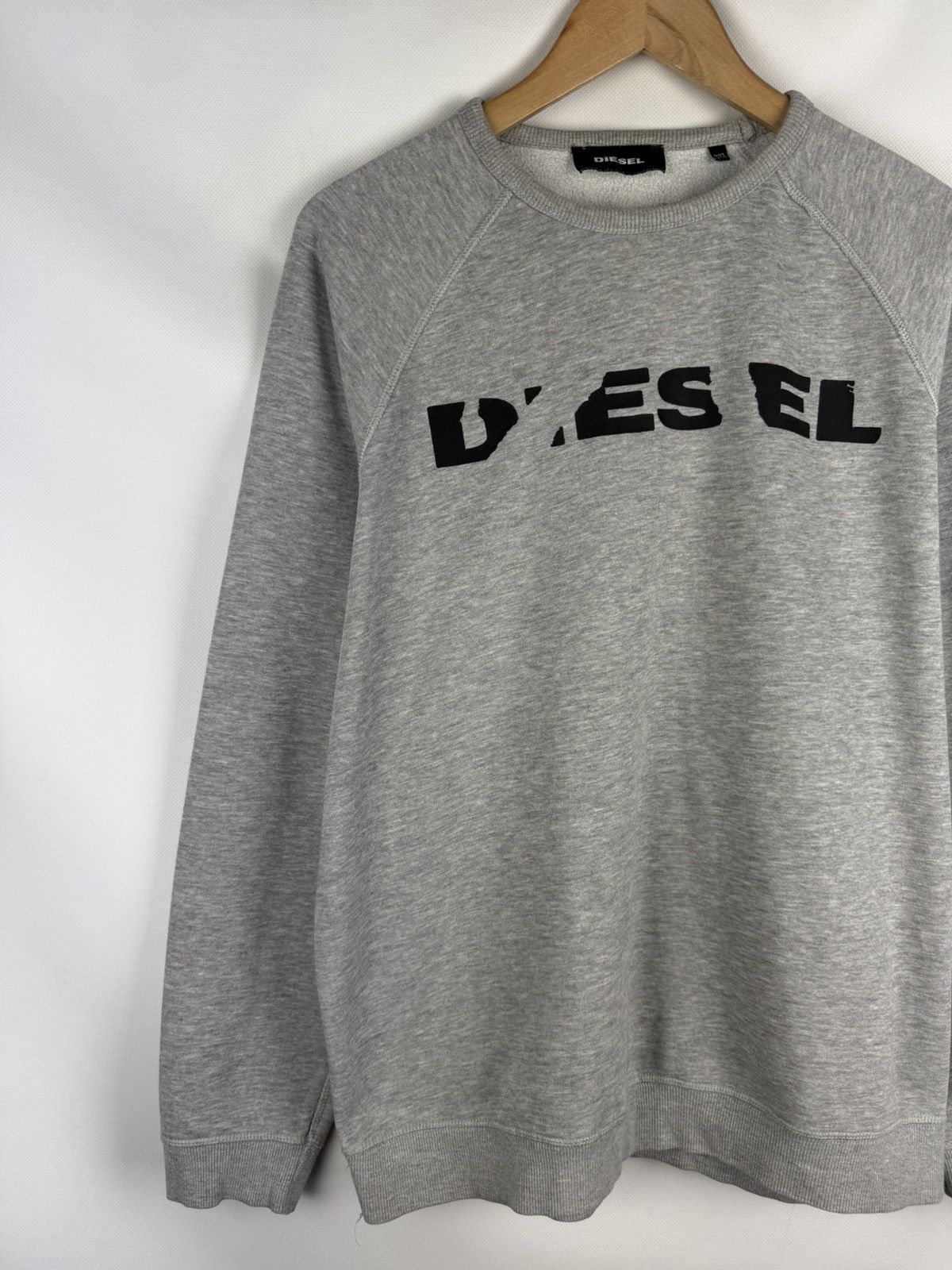 Other Diesel Men’s Big Logo Crewneck Sweatshirt Pullover Size 2XL Size US XXL / EU 58 / 5 - 2 Thumbnail