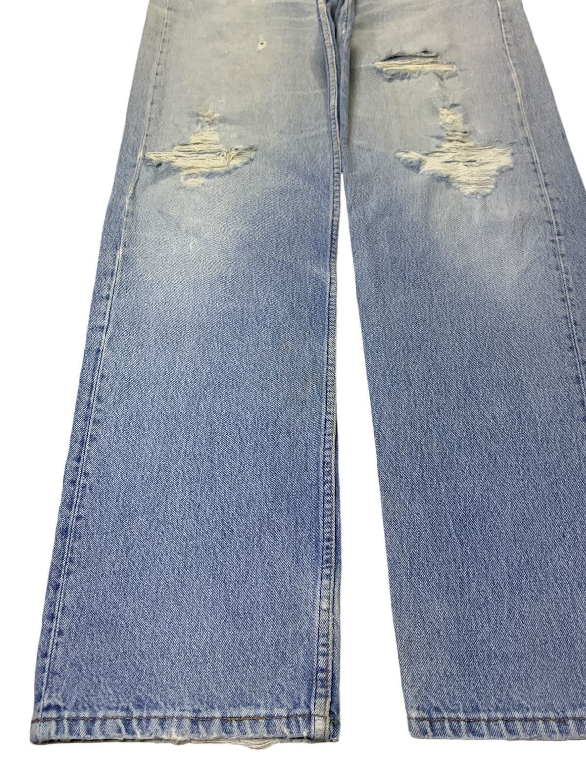 Levi's Vintage 90s Levis 501 Faded Wash Distressed Baggy Jeans Size US 37 - 6 Thumbnail