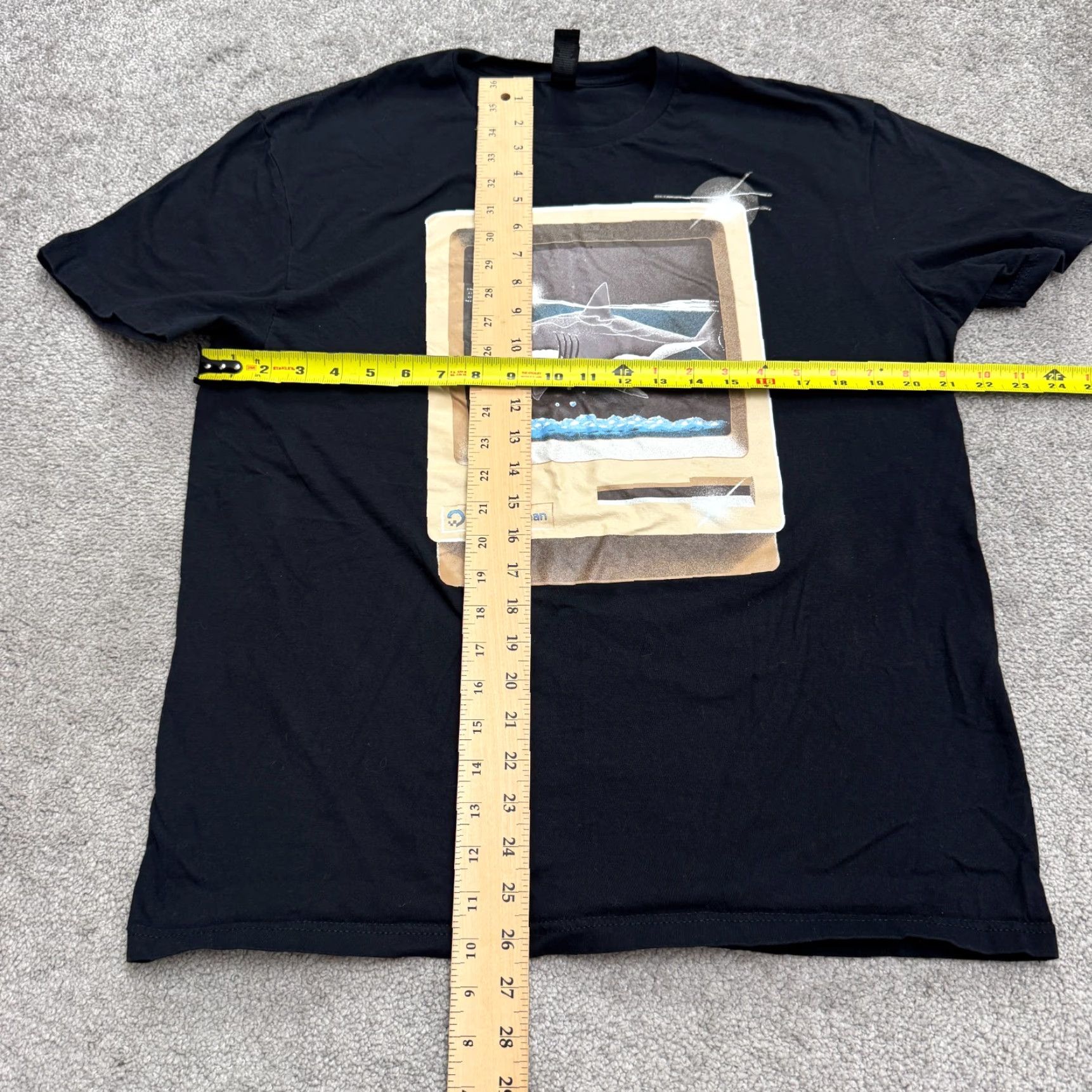 Gildan Gildan SoftStyle T-Shirt Mens L Black Cotton Crew Tee Size US L / EU 52-54 / 3 - 7 Thumbnail