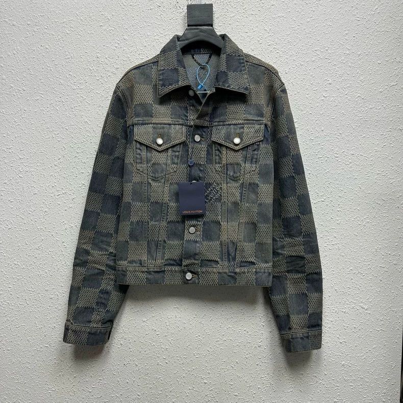 Louis Vuitton Louis Vuitton 24 FW New Checker Denim Jacket Size US M / EU 48-50 / 2 - 1 Thumbnail