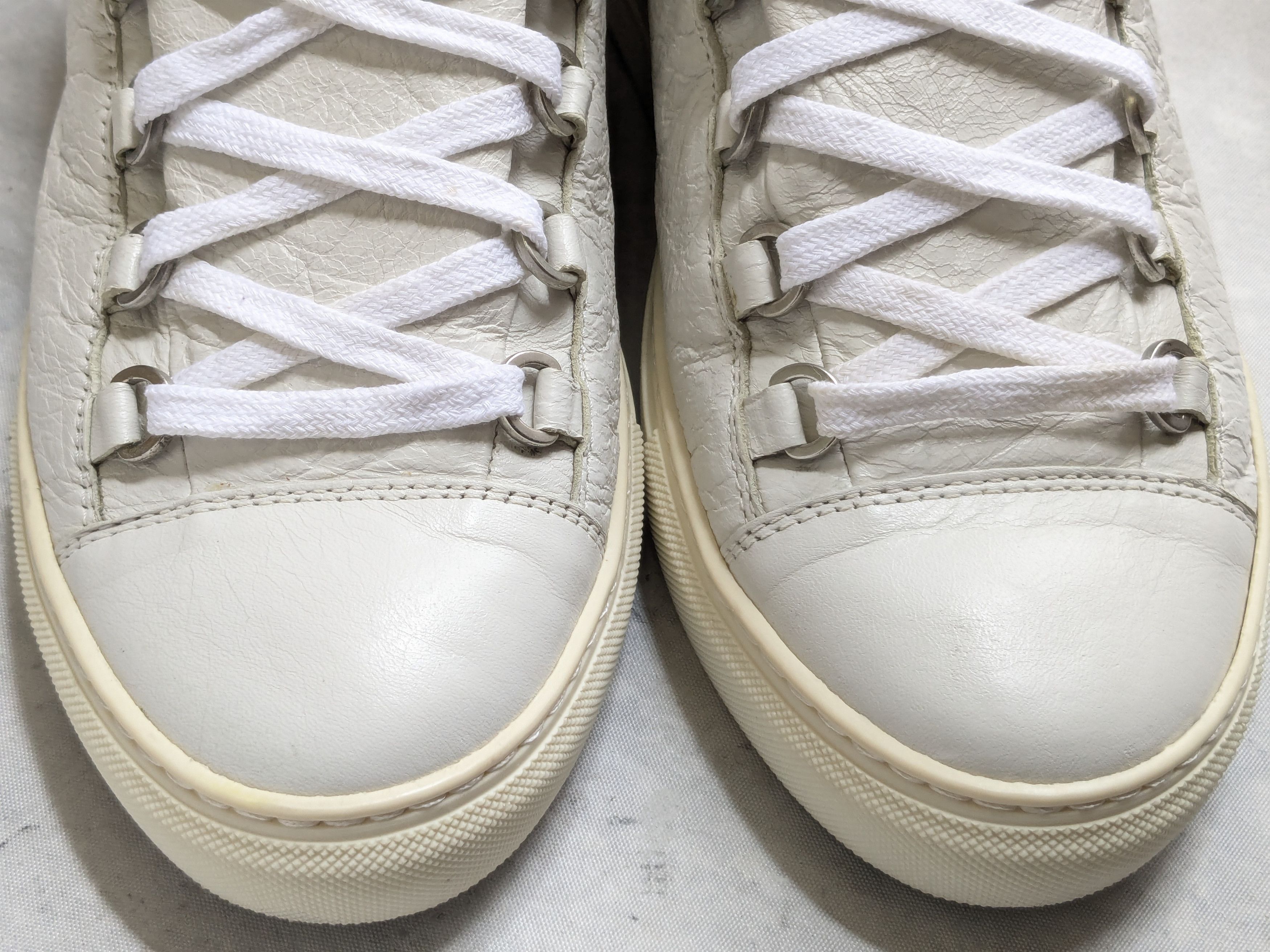 Balenciaga Balenciaga Arena Sneakers White 9 High Tops Leather Size US 9 / EU 42 - 3 Thumbnail