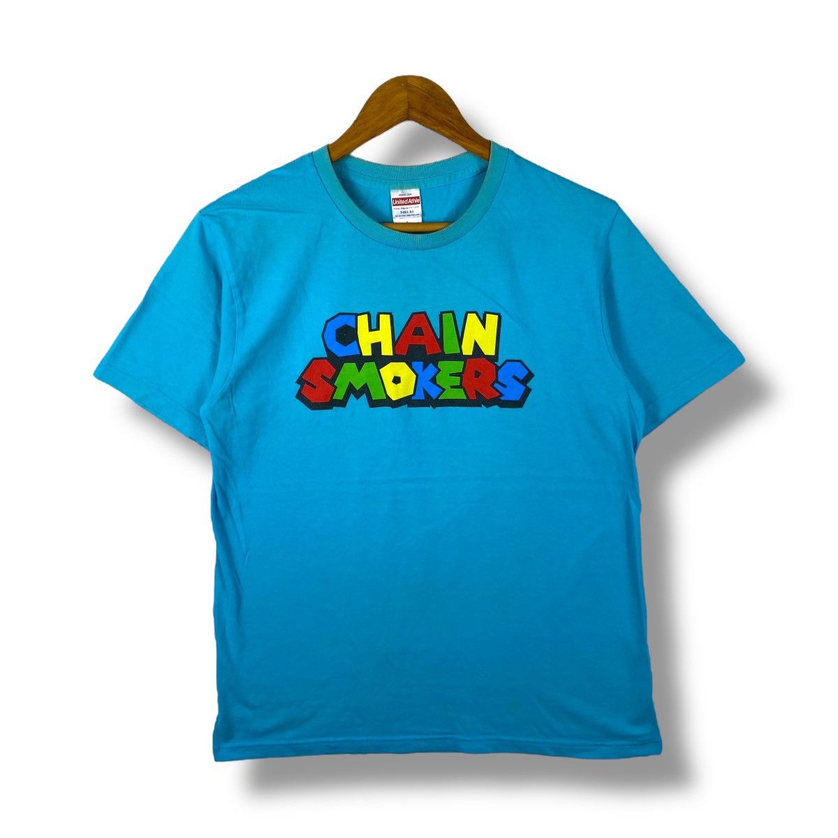 Band Tees CHAINSMOKERS American Edm-Pop Duo Mario Style Graphic Tee Size US L / EU 52-54 / 3 - 1 Thumbnail