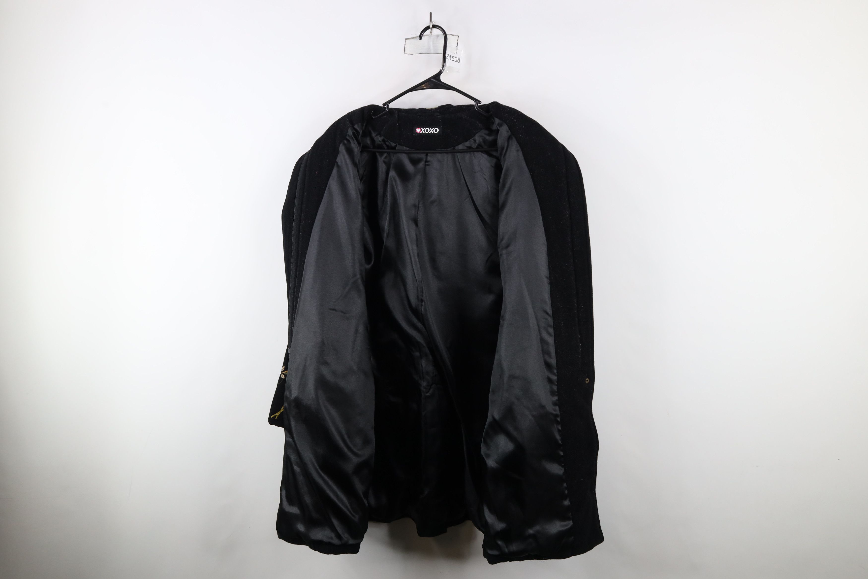 Vintage Vintage Y2K Streetwear Cashmere Blend Flower Floral Jacket Size L / US 10 / IT 46 - 12 Thumbnail