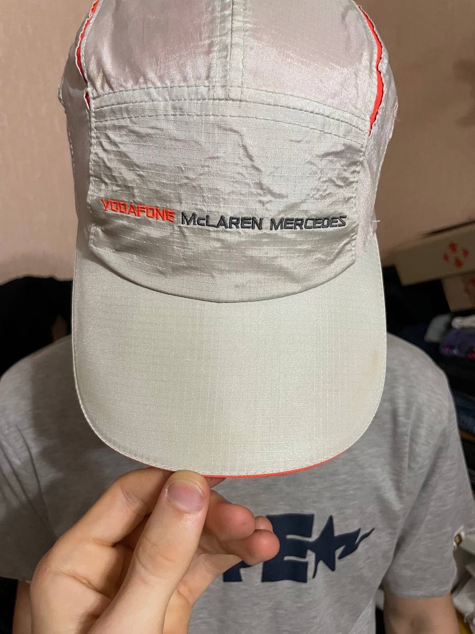 Malcolm McLaren × Mercedes-Benz Vodafone McLaren Mercedes Fernando Alonso Lewis Hamilton Cap Size ONE SIZE - 3 Thumbnail