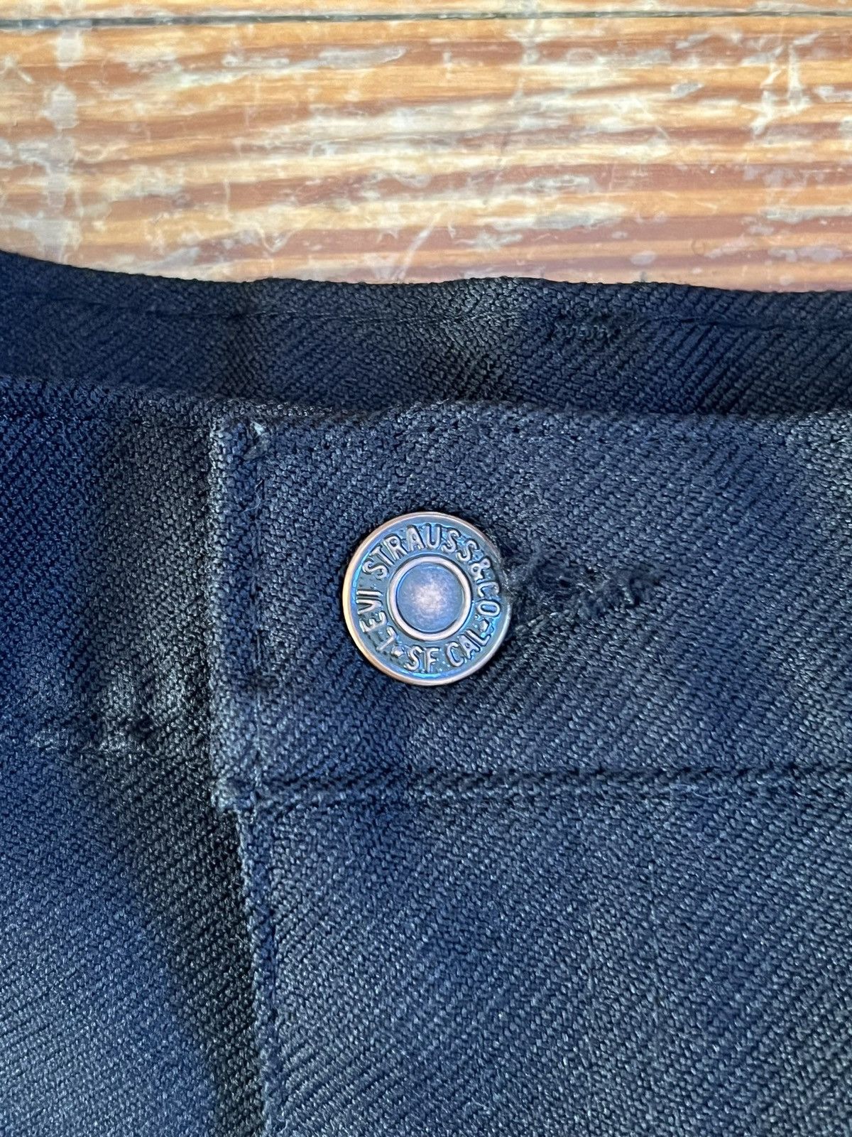 Levi's × Levi's Vintage Clothing 1989 Levis Sta-Prest Dacron Cowboy Pants Size US 38 / EU 54 - 3 Thumbnail