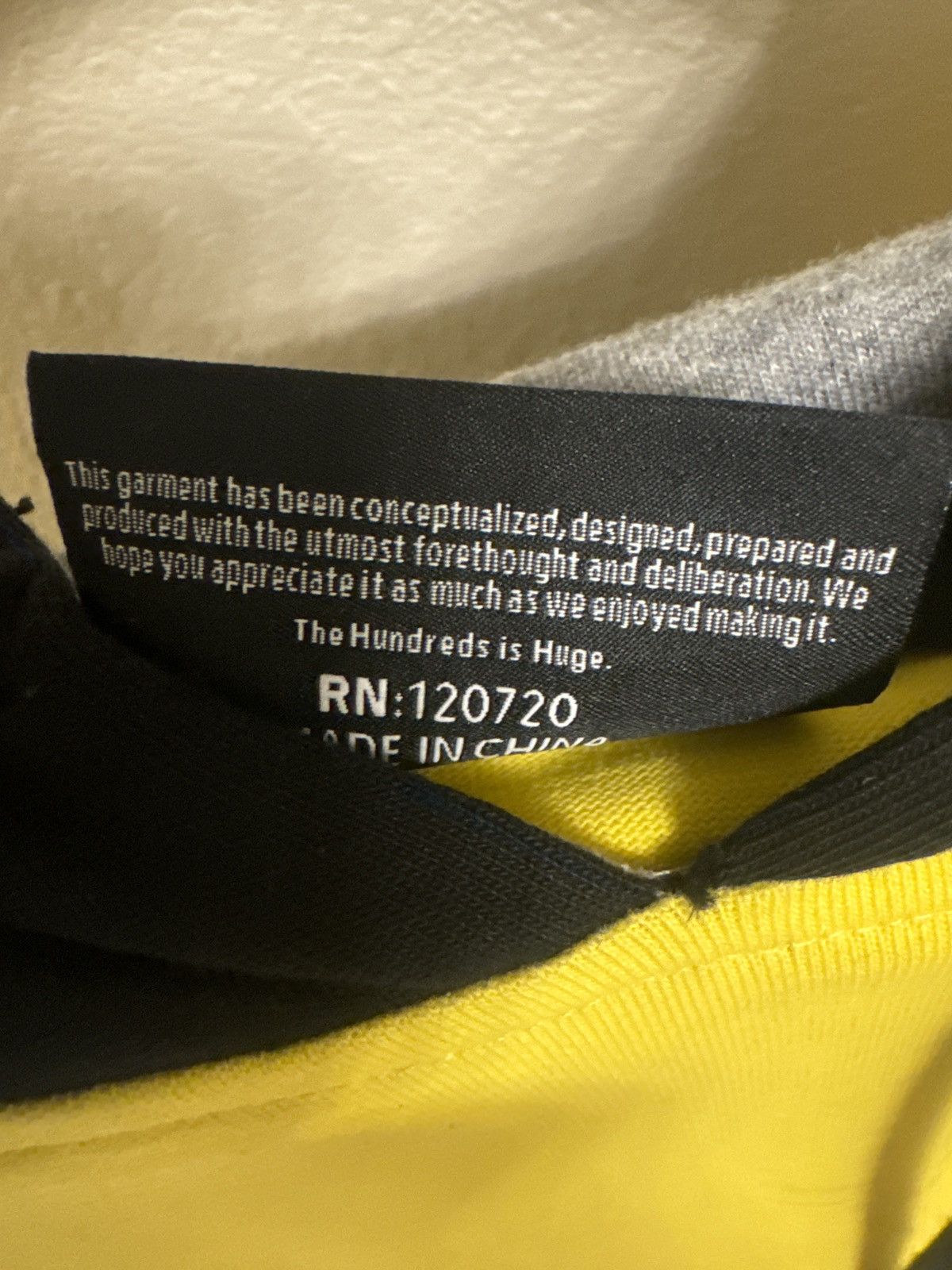 The Hundreds The Hundreds Fight Back Yellow Hooded Longsleeve Size US XL / EU 56 / 4 - 9 Thumbnail