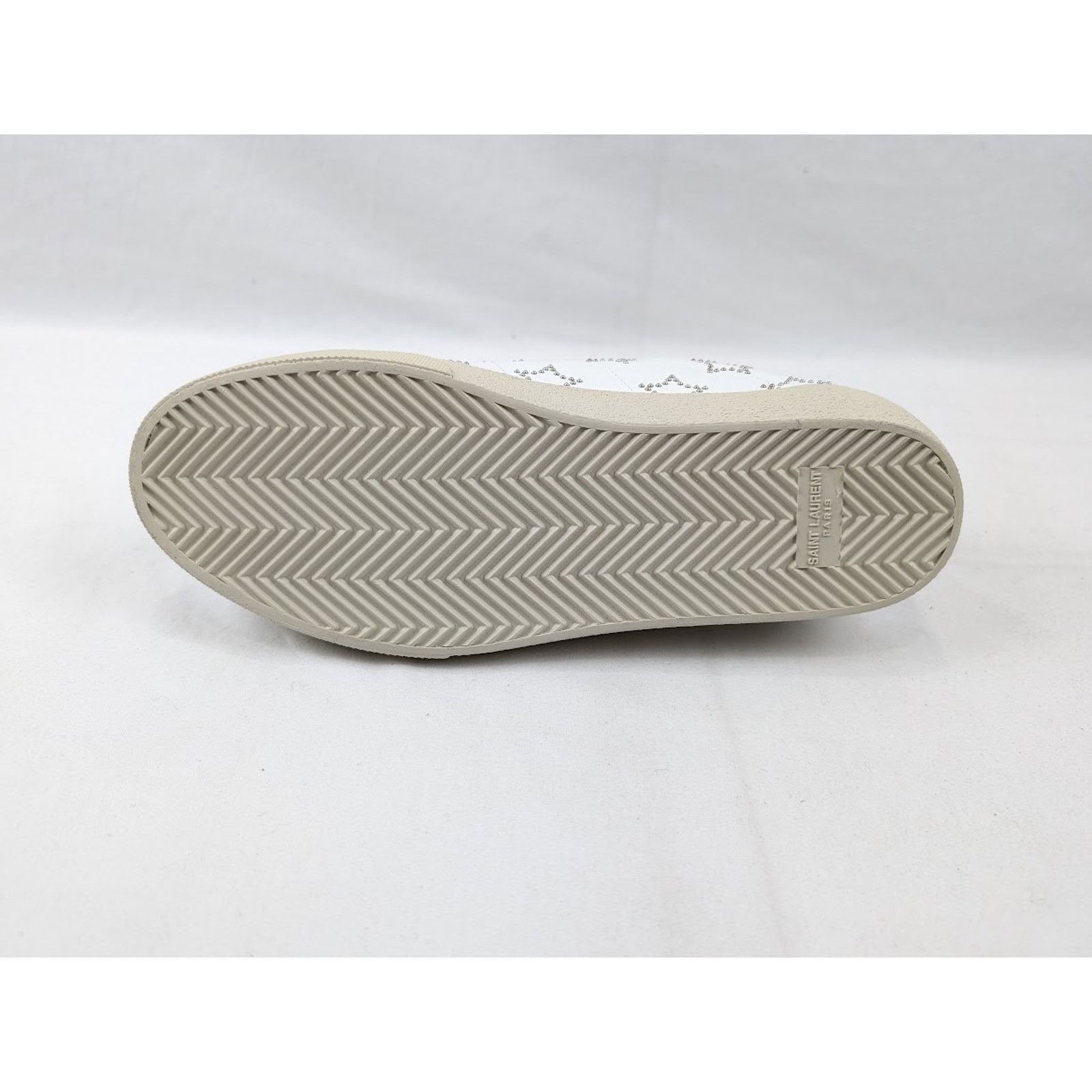 Saint Laurent Paris o1rshd1 SL/06 Star Merid Low-Top Sneakers in Blanc Optique Size US 9.5 / EU 42-43 - 9 Thumbnail