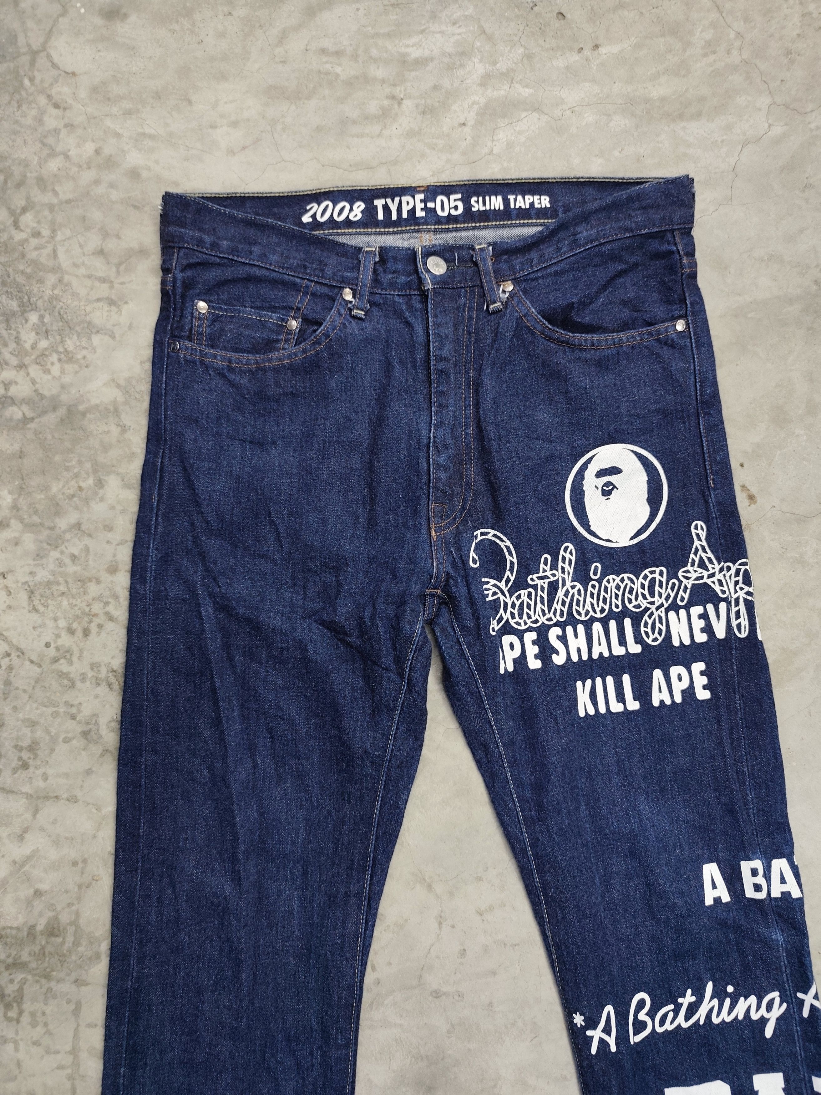 Bape Bape jeans selvedge Size US 32 / EU 48 - 3 Thumbnail