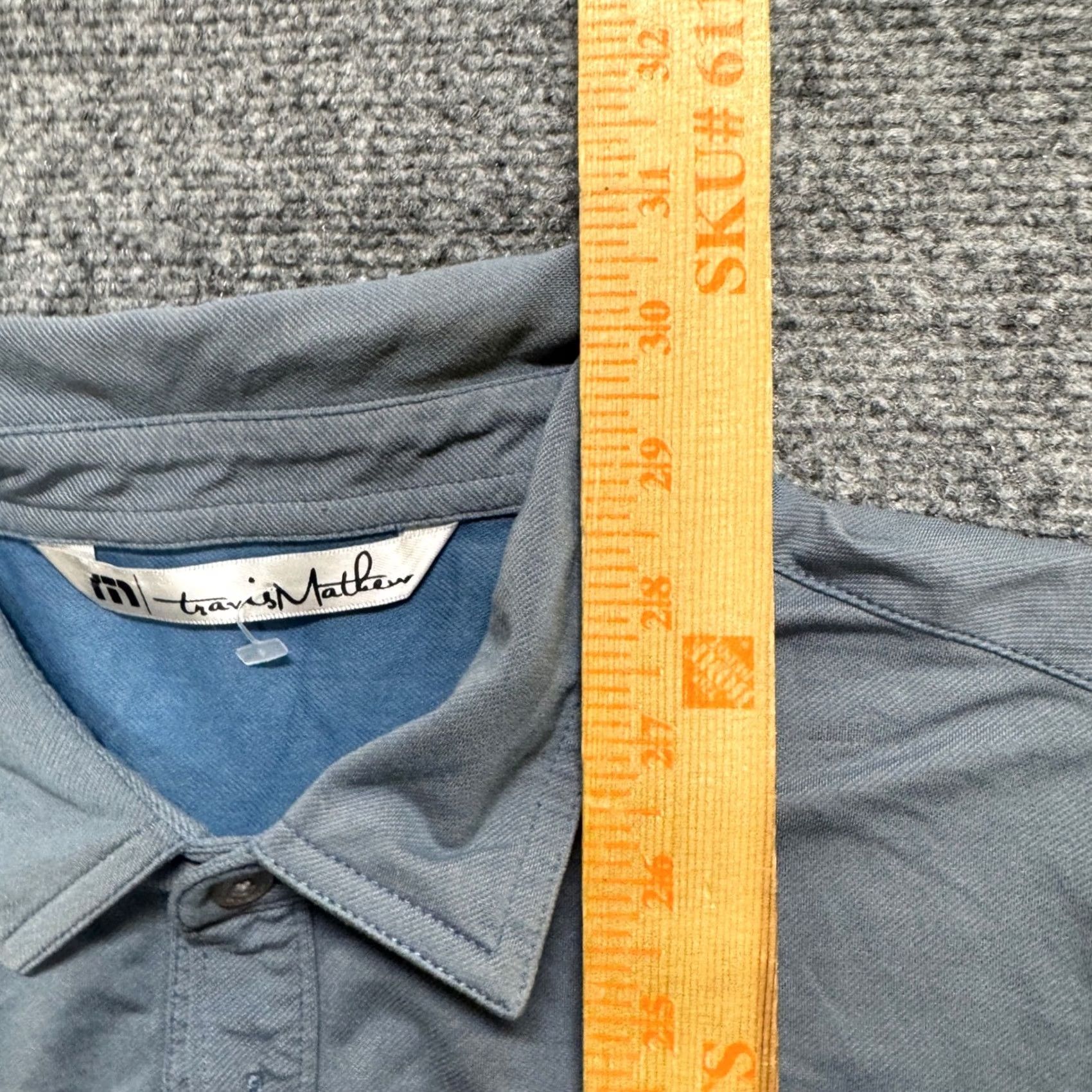 Vintage Travis Mathew Polo Shirt Mens XL Summer Comfort Monarch Beach Dress Blue Monarch Beach Polo Shirt XL Mens Blue Size 46R - 6 Thumbnail