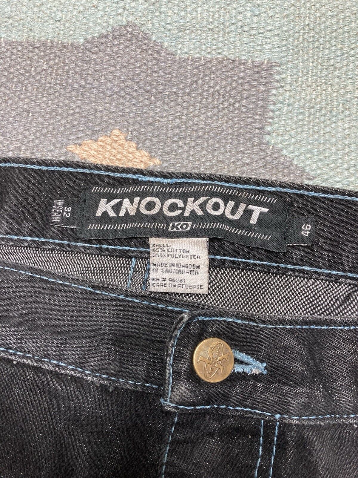 Vintage Vintage y2k super baggy jeans wide goth grunge skater 45x30 Size US 44 / EU 60 - 8 Thumbnail
