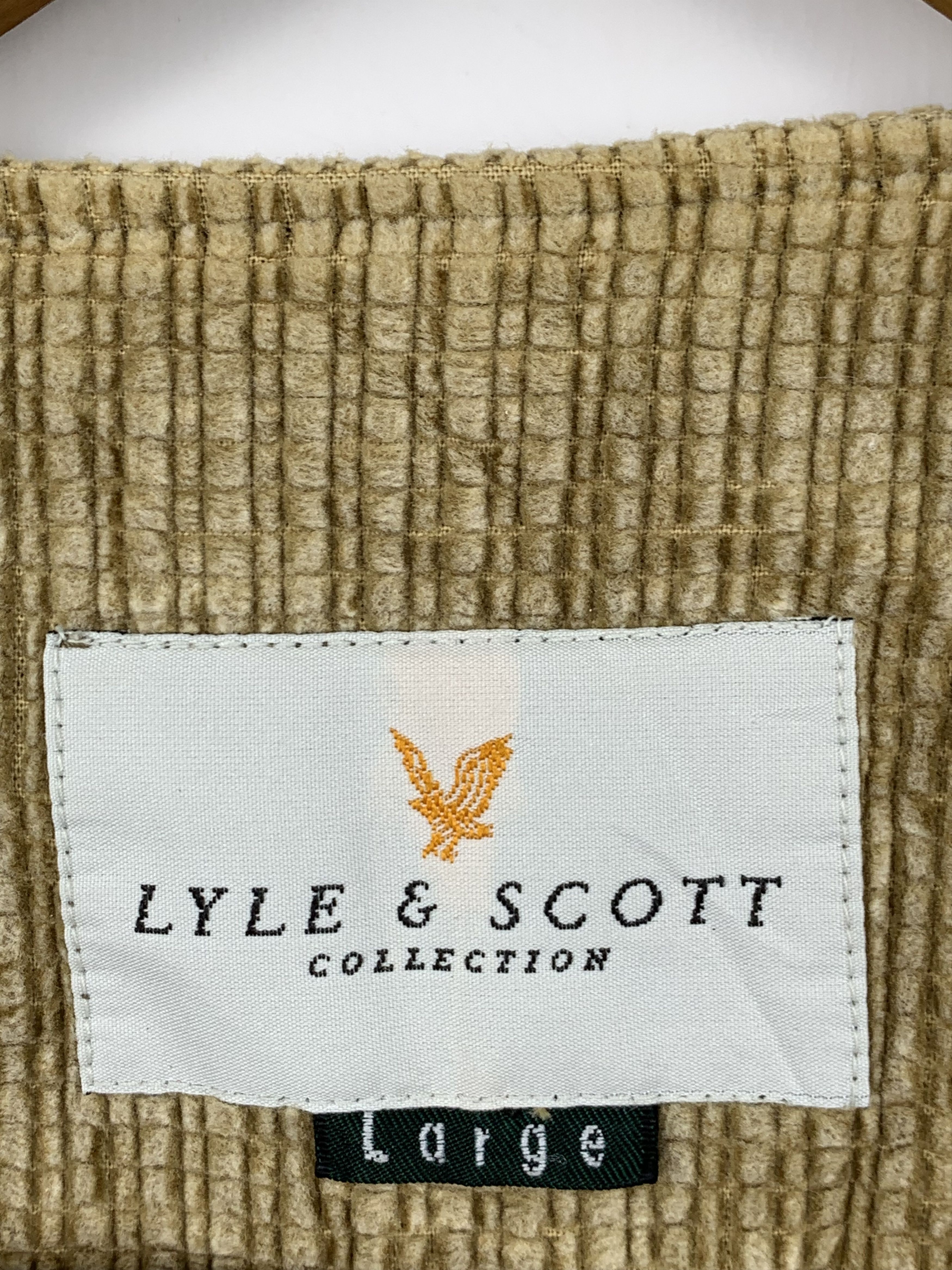 Vintage Lyle & Scott Velvet Multipocket Cargo Vest J1158