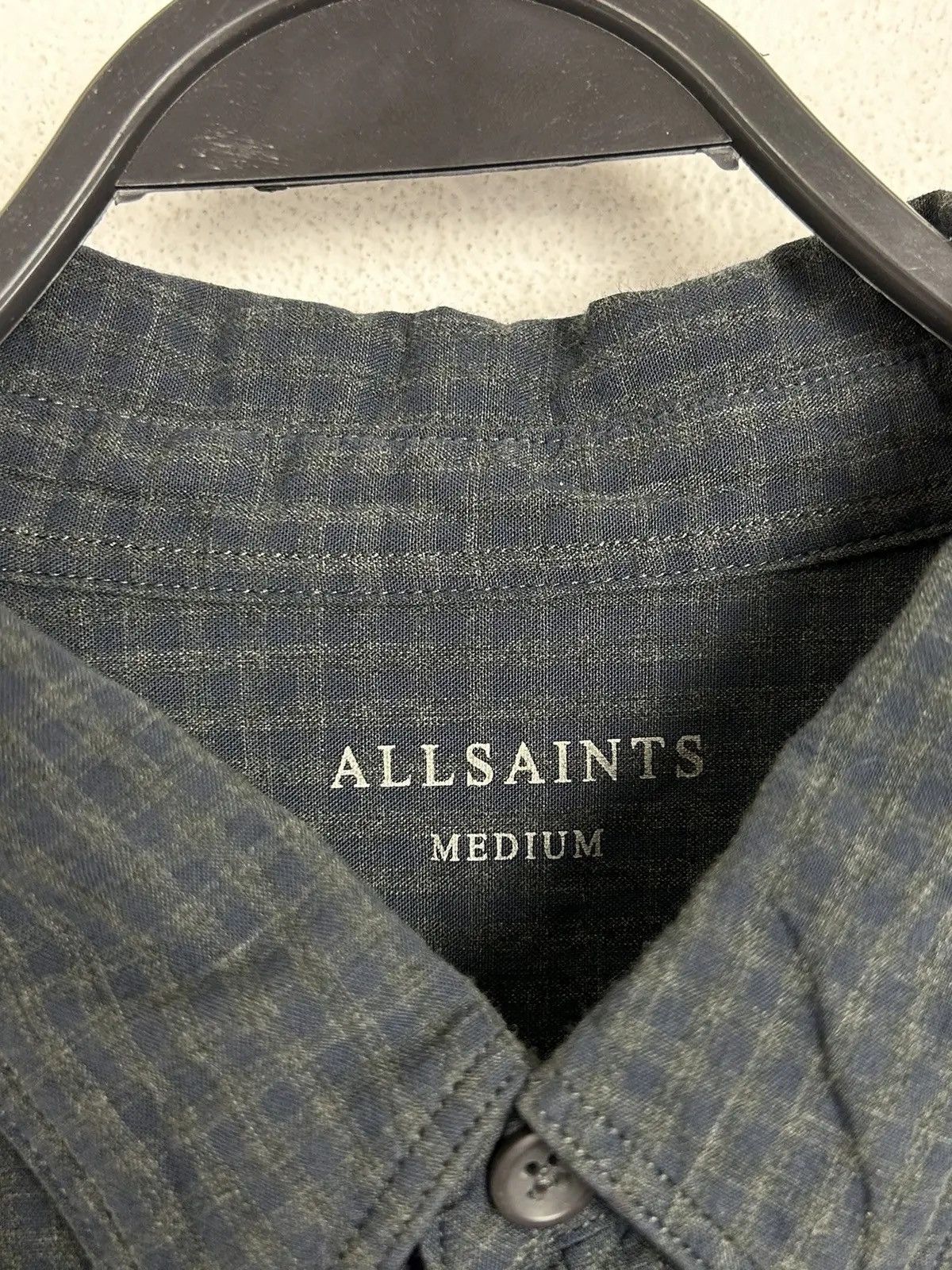 Allsaints Allsaints Quarry Allover Checkered Long Sleeve Shirt Size US M / EU 48-50 / 2 - 4 Thumbnail
