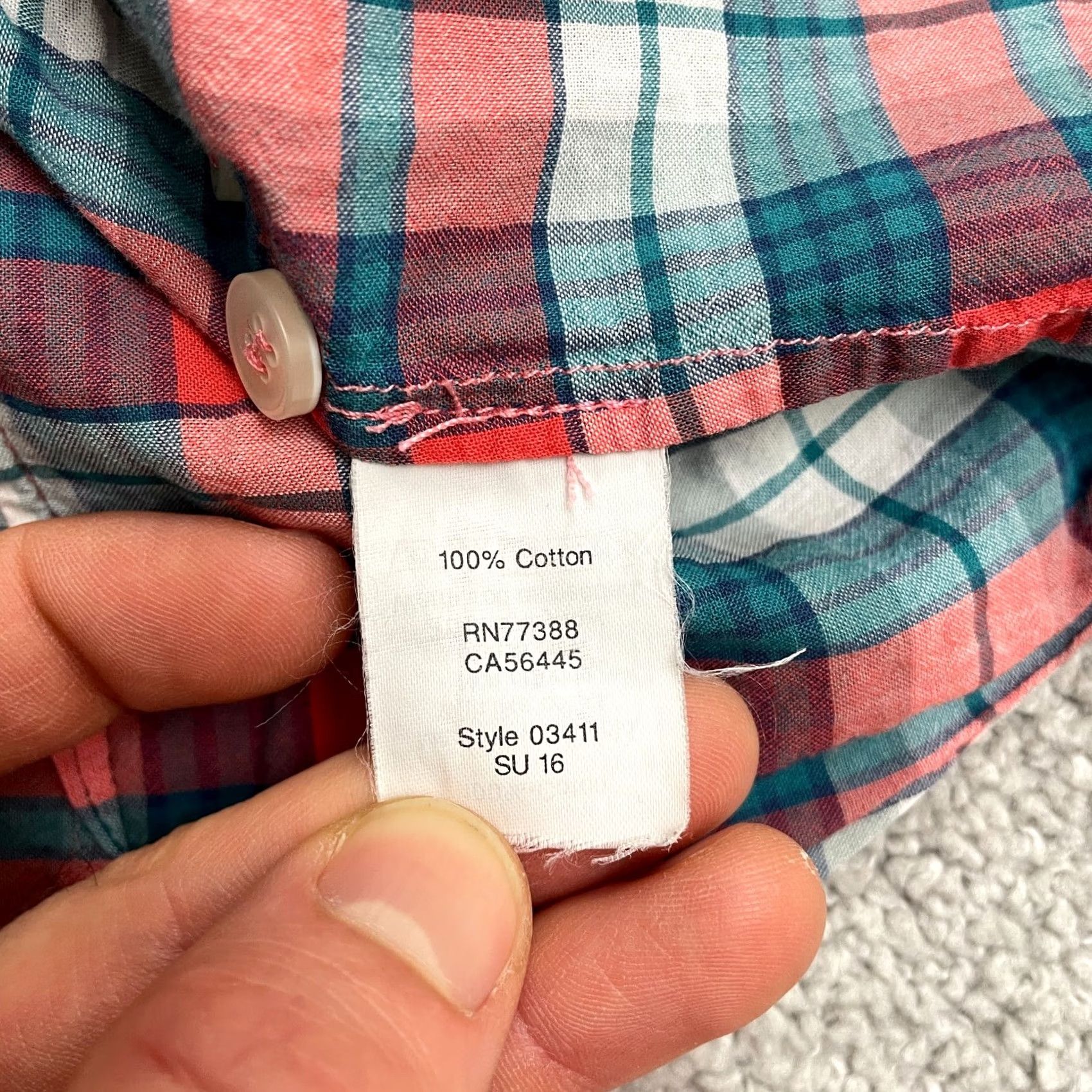 J.Crew J. Crew Shirt Womens XXS Multi Plaid Cotton Casual Long Sleeve Button Down Top Size XXS / US 00 / IT 34 - 5 Thumbnail