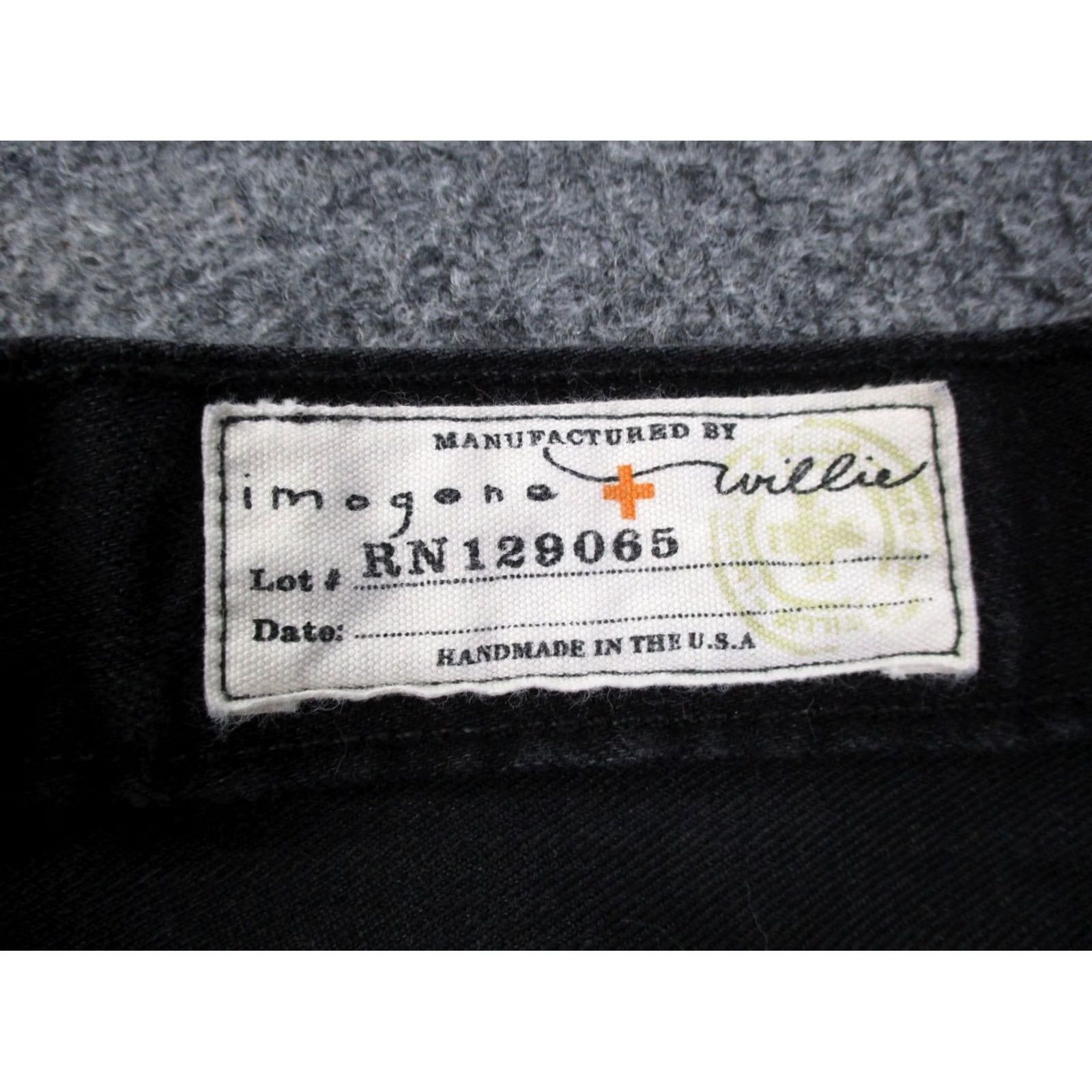 Imogene + Willie Imogene + Willie Jeans Womens 28 Black Denim Bootcut Straight 5-Pocket USA Made Size 28" / US 6 / IT 42 - 7 Thumbnail