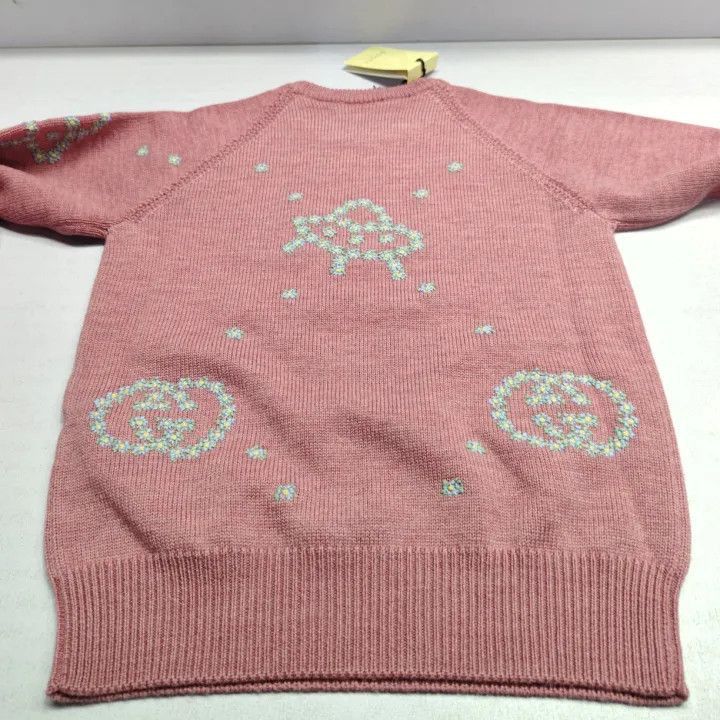 Gucci Gucci Gucci Kids Embroidered Cartoon Flower Sweater -2506 Size US M / EU 48-50 / 2 - 4 Thumbnail