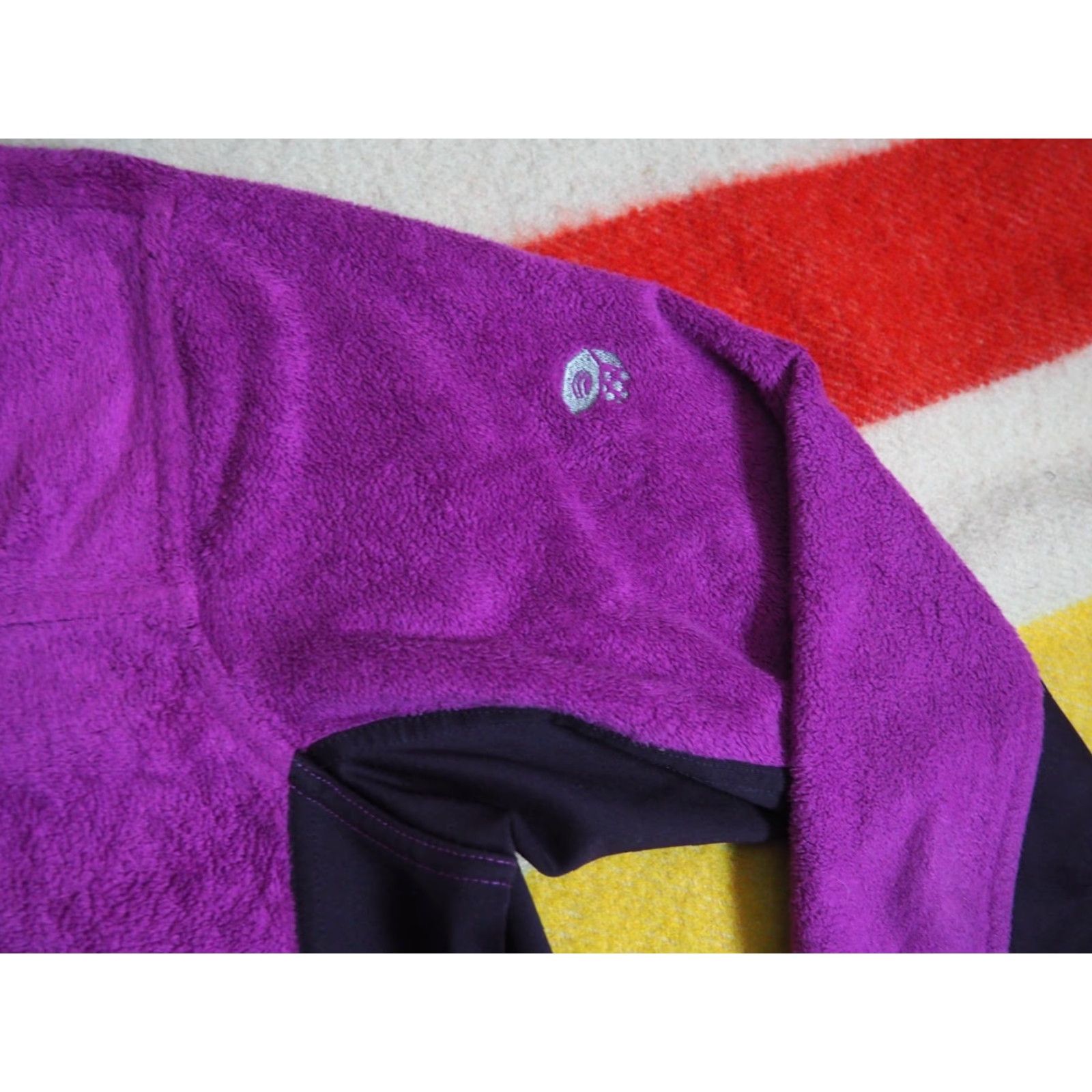Mountain Hardwear Mountain Hardwear Jacket Adult M Purple Full Zip Outdoor Hiking Logo Fleece Womens Size M / US 6-8 / IT 42-44 - 4 Thumbnail