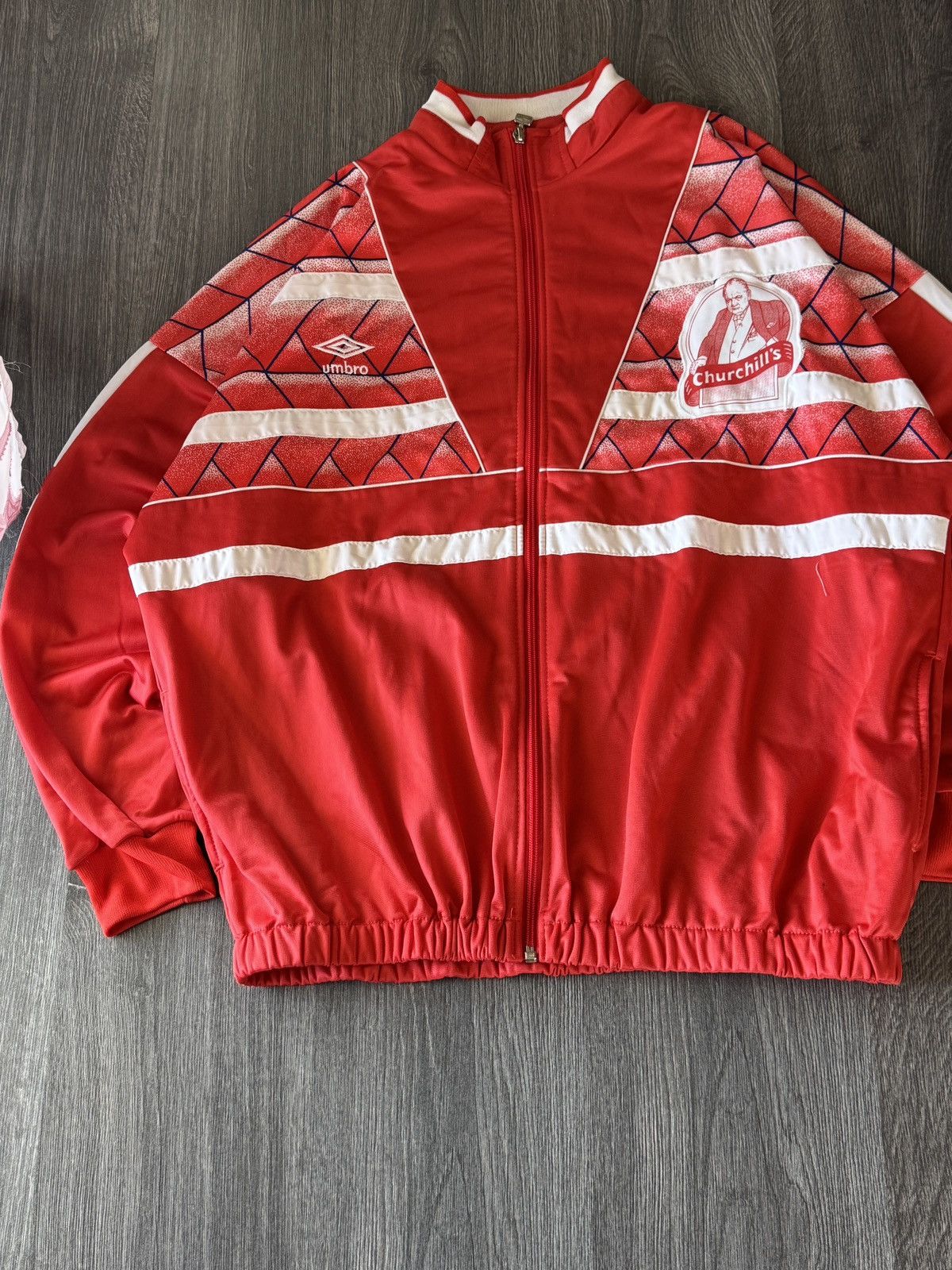 Umbro 80-90s Umbro Churchill’s Custom Jacket Size US XXL / EU 58 / 5 - 3 Thumbnail