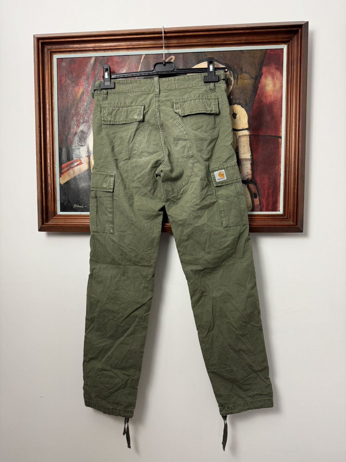 Carhartt Carhartt Aviation Cargo Pant Olive Vintage Workwear Y2k Hype Size US 26 / EU 42 - 1 Thumbnail