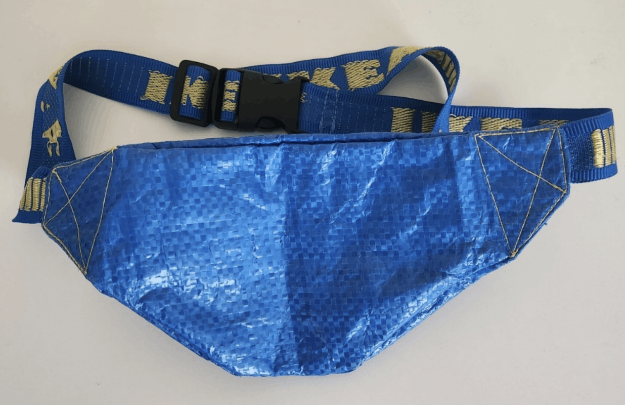 Other IKEA Blue Waist Belt Bag Fanny Pack Unisex Size ONE SIZE - 4 Thumbnail
