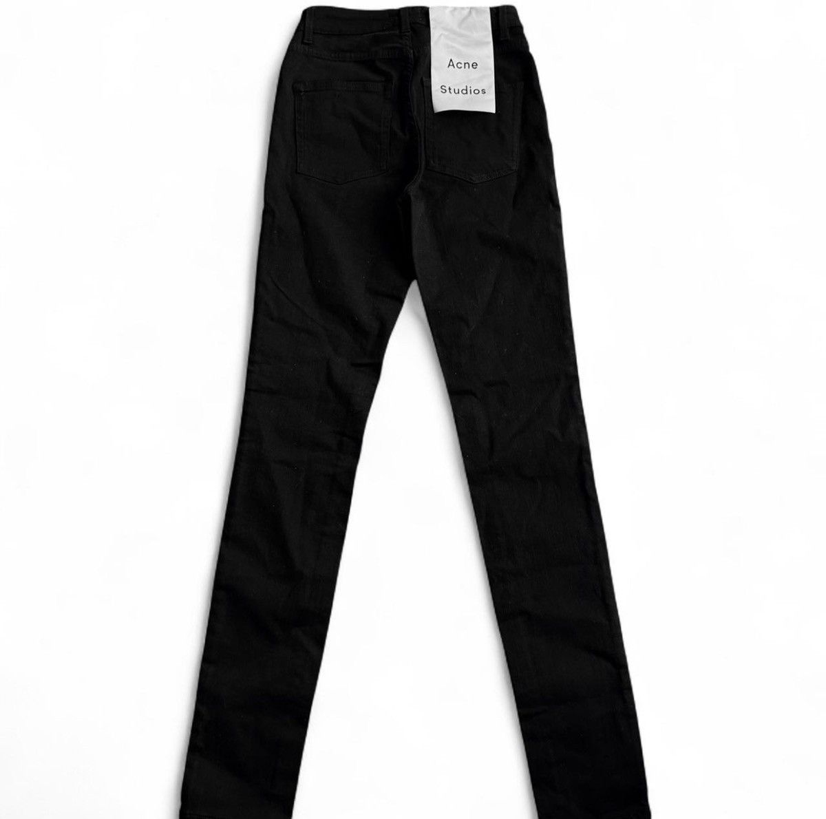 Acne Studios Acne Studios black high-waisted pin black jeans 26/32 Size 26" / US 2 / IT 38 - 3 Thumbnail