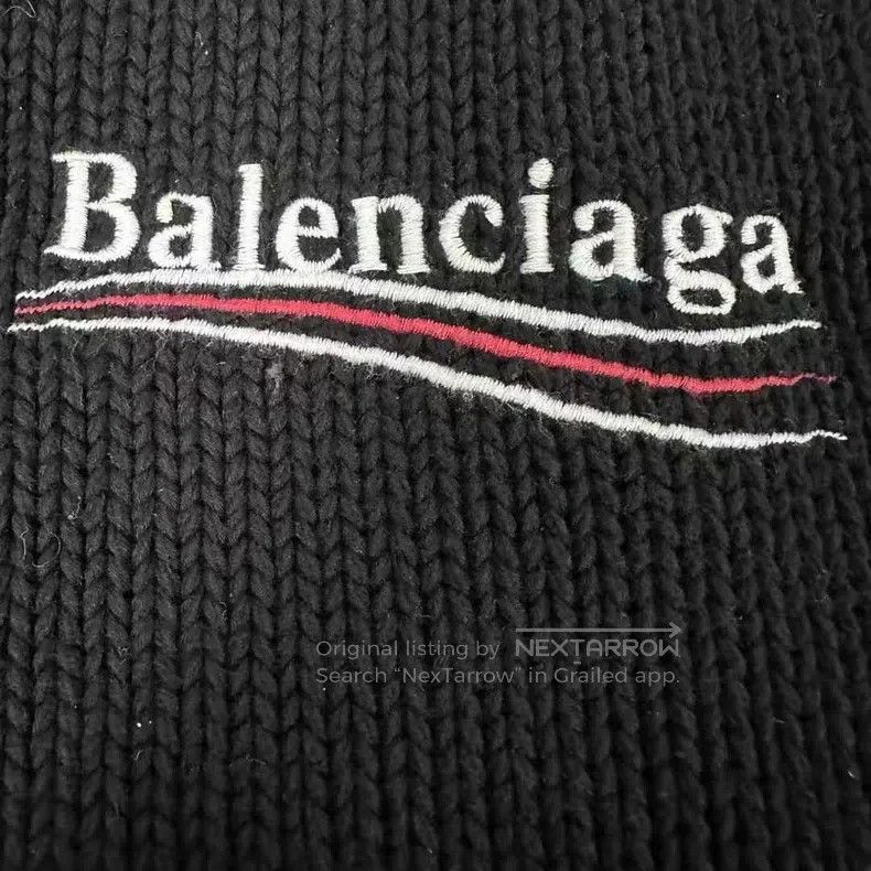 Balenciaga Balenciaga Black Hole Sweater, Classic Cola Logo Design, F Size US S / EU 44-46 / 1 - 4 Thumbnail