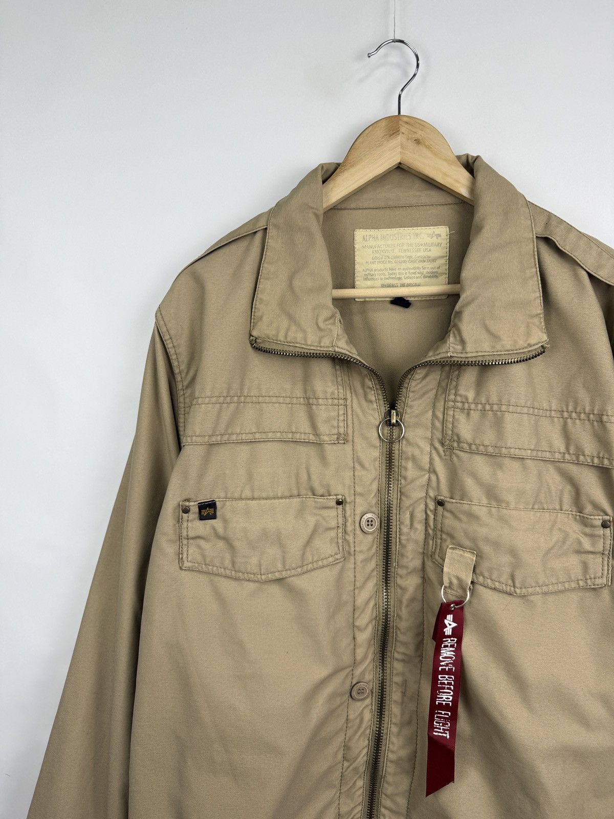 Alpha Industries 🇺🇸 Vintage 90s Alpha Industries Military USA Army Rare Size US L / EU 52-54 / 3 - 2 Thumbnail