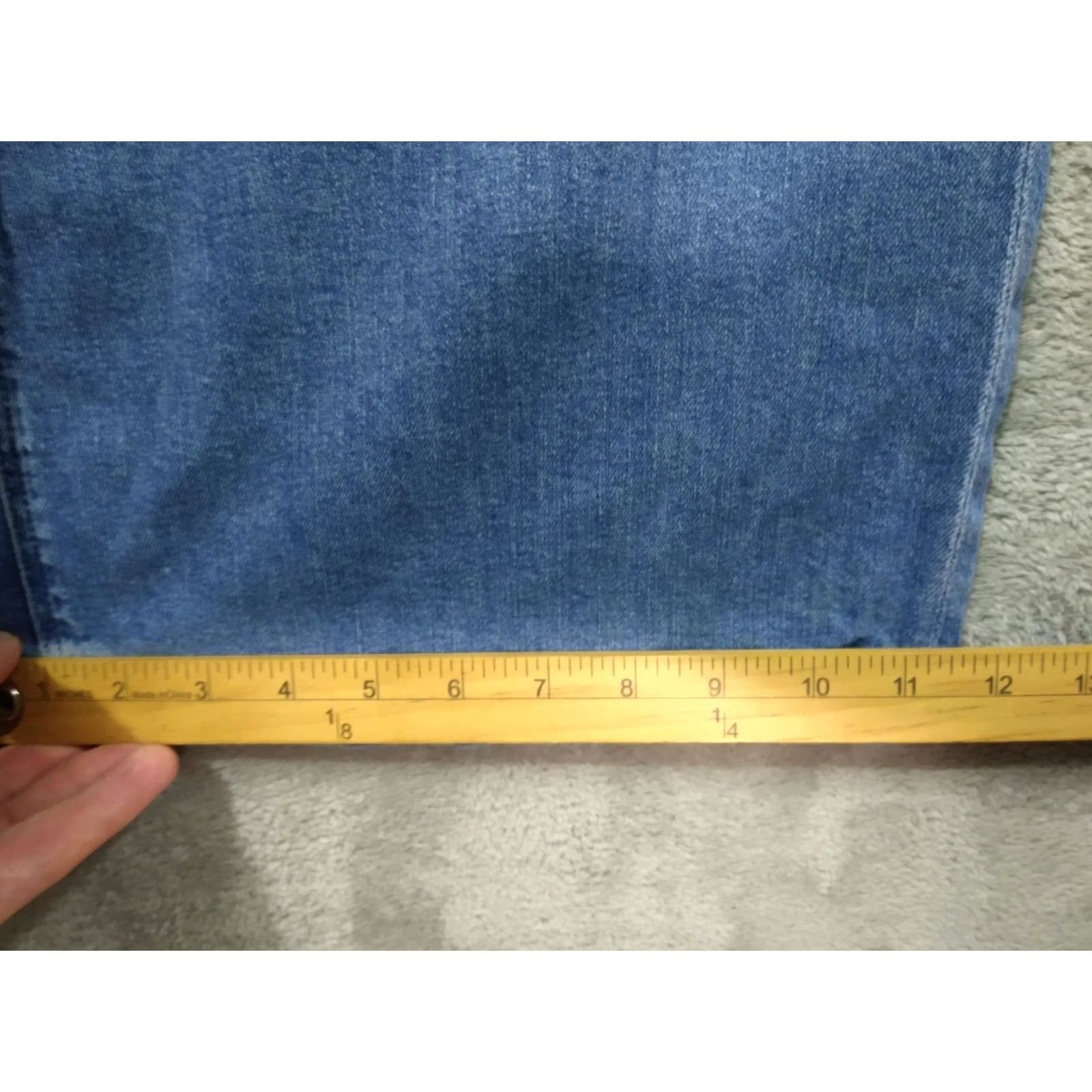 American Eagle Outfitters American Eagle Jeans Womens 12 Long Blue Denim Baggy Wide Leg Super High Rise 90s Size 34" / US 12 / IT 48 - 6 Thumbnail