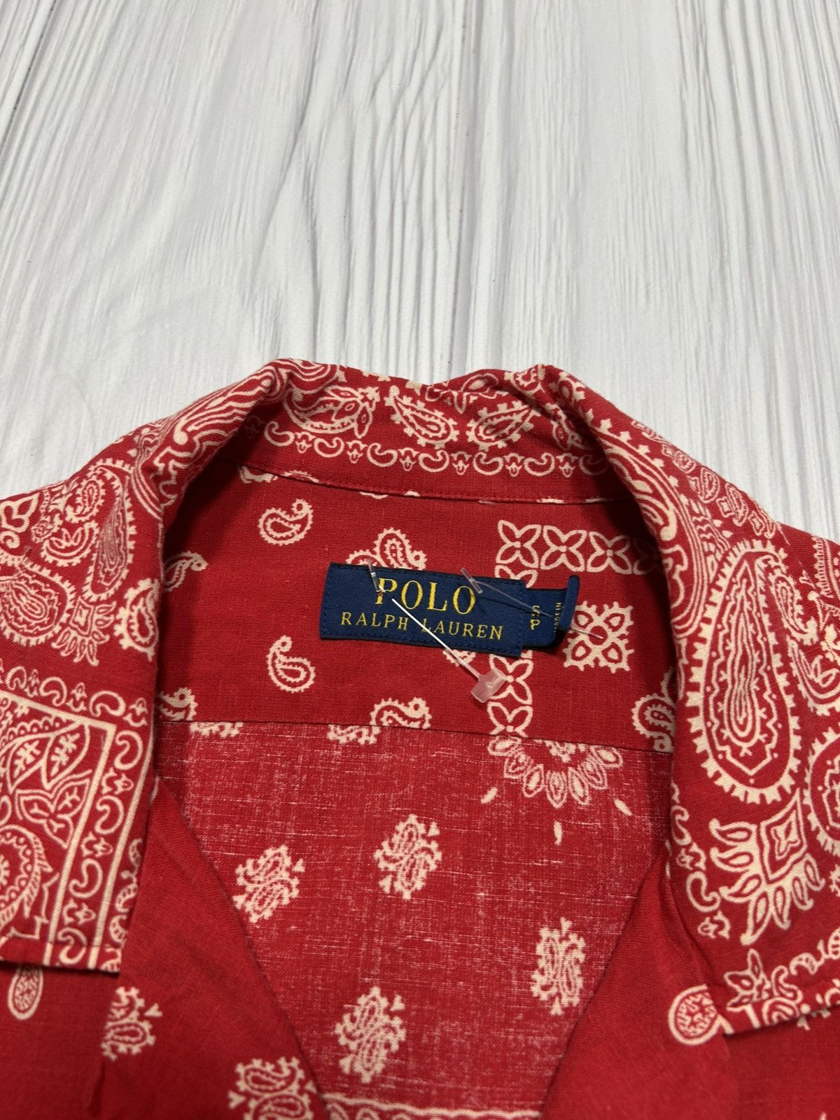 Polo Ralph Lauren Rare Polo Ralph Lauren Bandana Shirt Size S Size US S / EU 44-46 / 1 - 7 Thumbnail