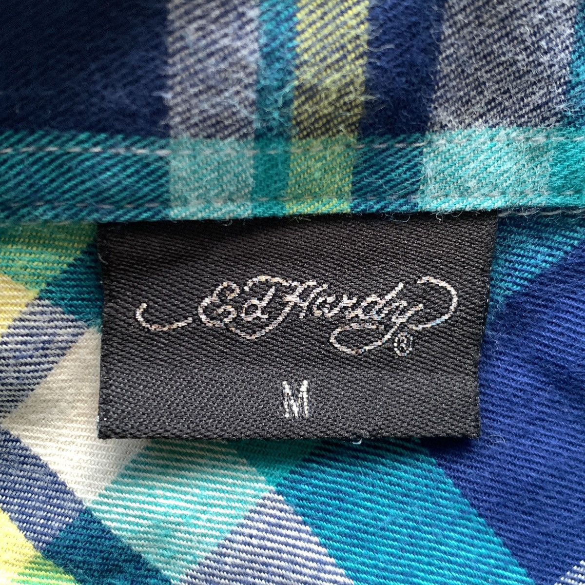 Ed Hardy Ed Hardy Christian Audigier Embroidery Flannel Shirt Y2K Size US M / EU 48-50 / 2 - 6 Thumbnail