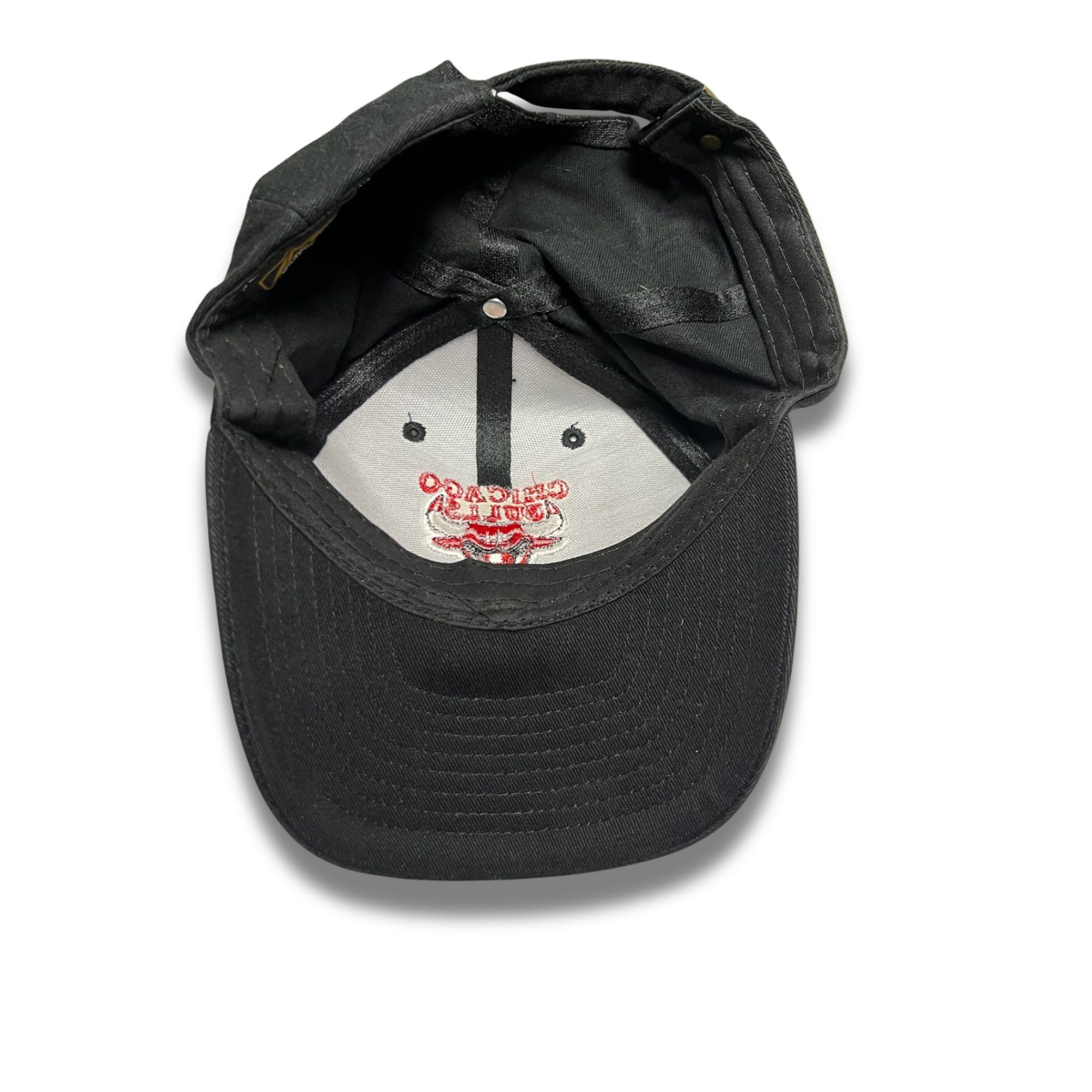 Other Chicago Bulls Embroidered Adjustable Black Cap Size ONE SIZE - 3 Thumbnail