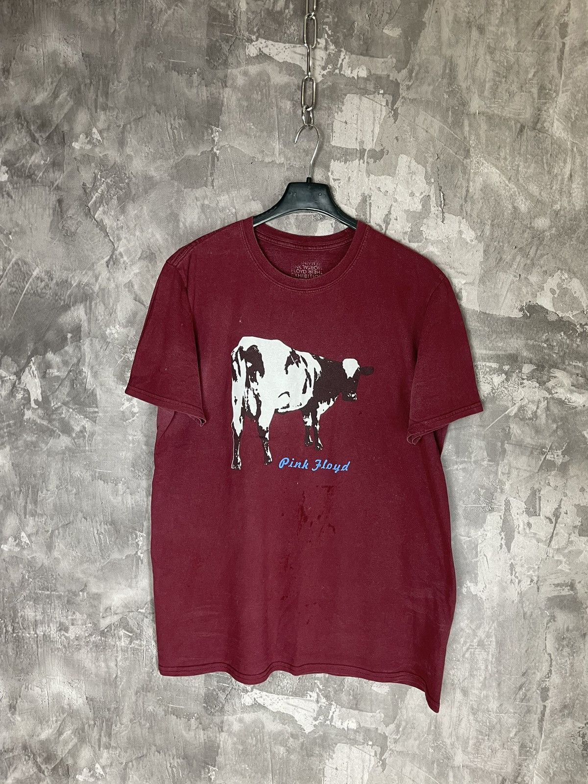 Band Tees × Pink Floyd × Vintage Vintage 2000 Pink Floyd COW tee distressed Size US S / EU 44-46 / 1 - 1 Thumbnail