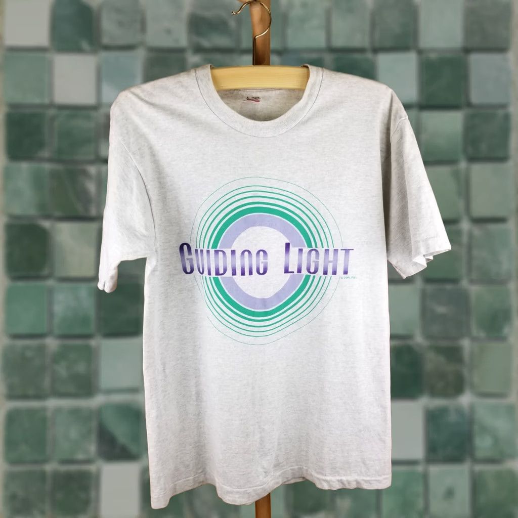 Vintage VINTAGE 90' GUIDING LIGHT SOAP OPERA TV SHOW GRAY T-SHIRT SZ L Mens Size US L / EU 52-54 / 3 - 1 Thumbnail