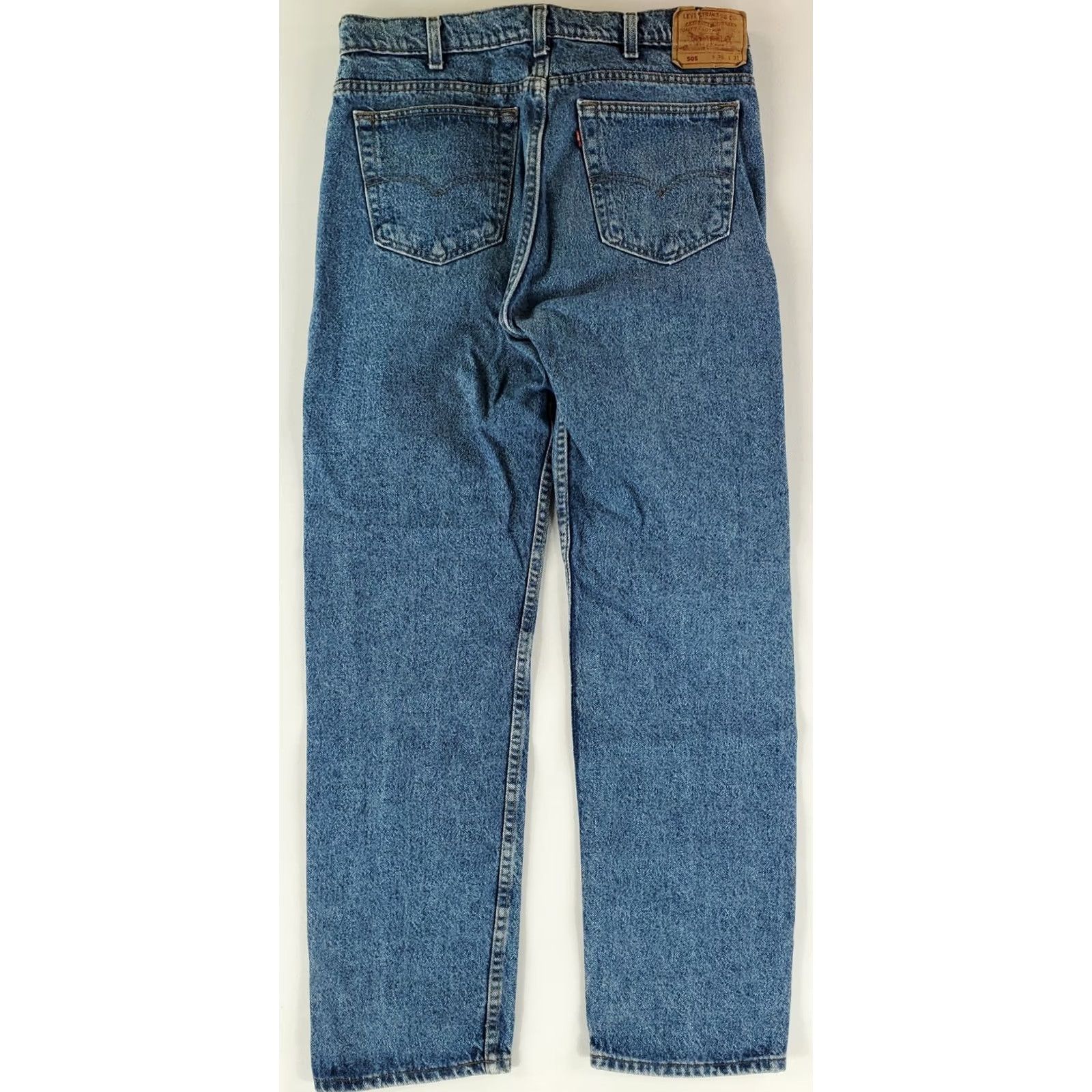 Levi's VINTAGE Levi's 505 Jeans Blue Made USA Mens 36x31 Straight 90s Mens Blue 36x31 Size US 36 / EU 52 - 3 Thumbnail