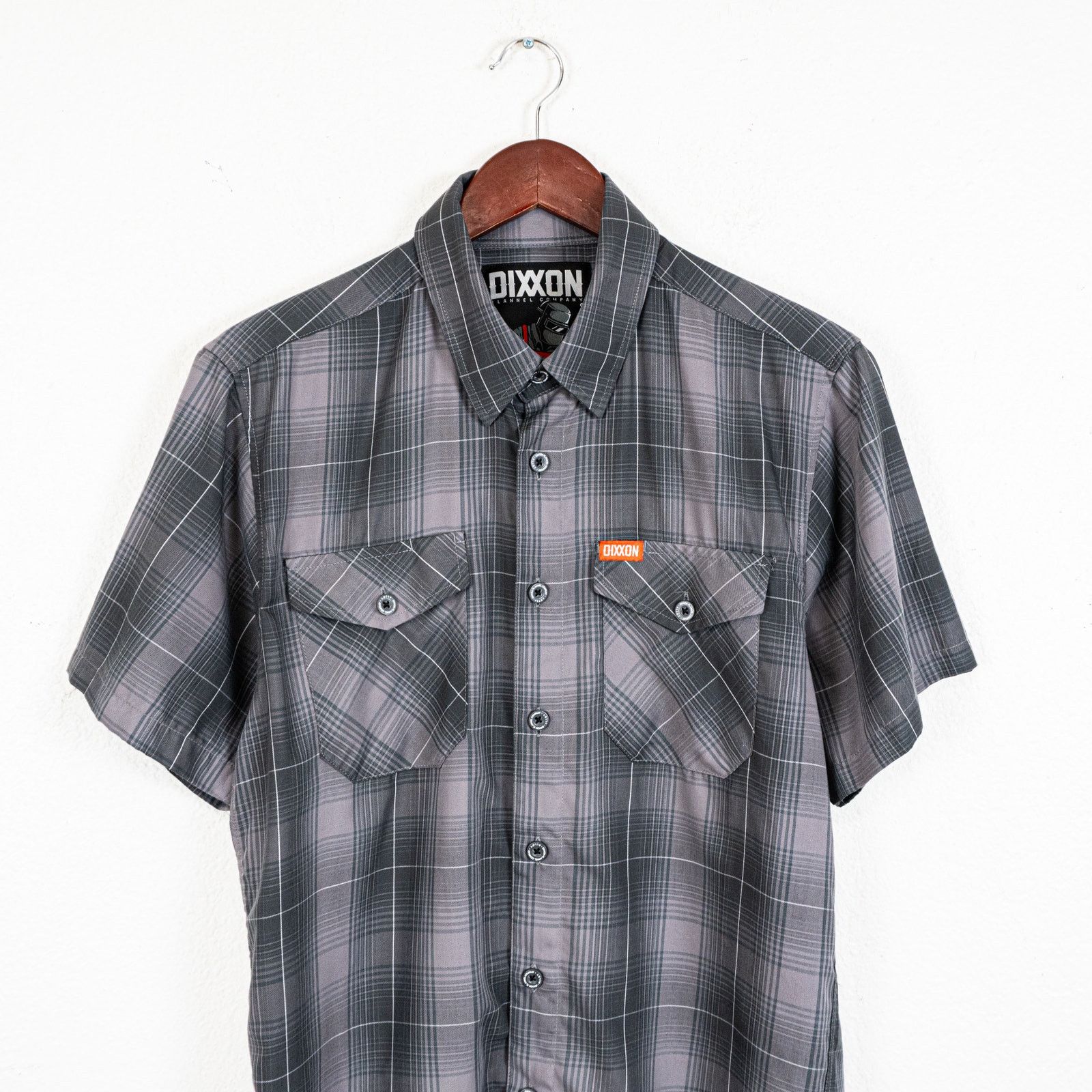 Dixxon Dixxon Flannel Company Alloy Bamboo Shirt Gray Plaid Size US S / EU 44-46 / 1 - 2 Thumbnail