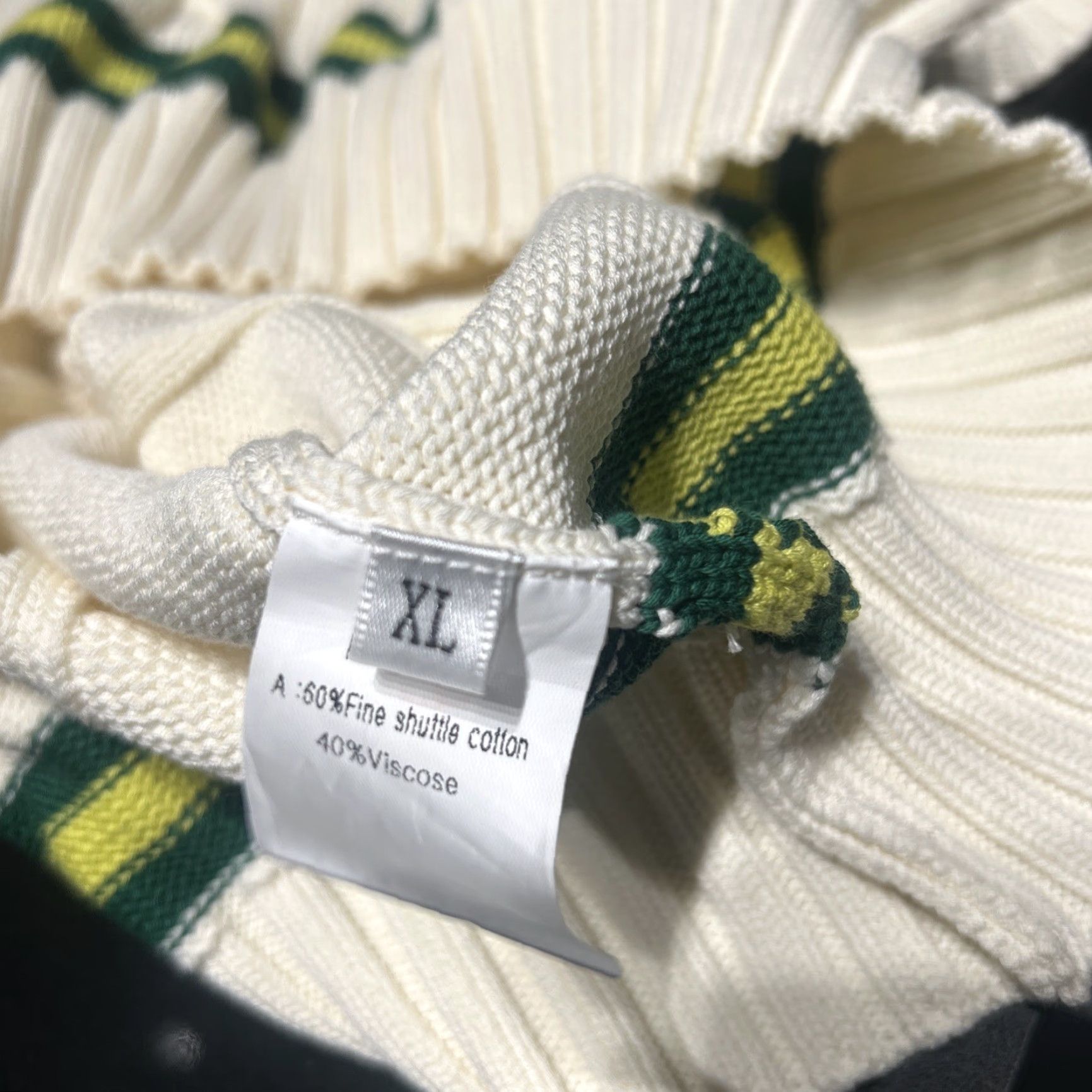 Vintage VINTAGE Cable Knit Cricket Sweater Vest XL Classic Polo Style Men Ivory ChampionS OfTomorrow? Size US XL / EU 56 / 4 - 6 Thumbnail