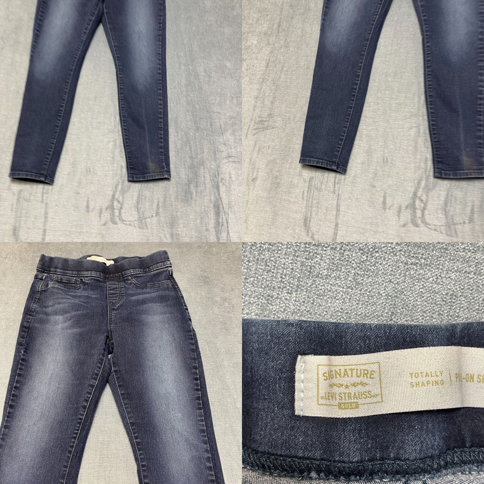 Levi's Levi's Gold Jeans Womens 30x28 Blue Denim Totally Shaping Pull On Skinny Leg Size 30" / US 8 / IT 44 - 8 Thumbnail
