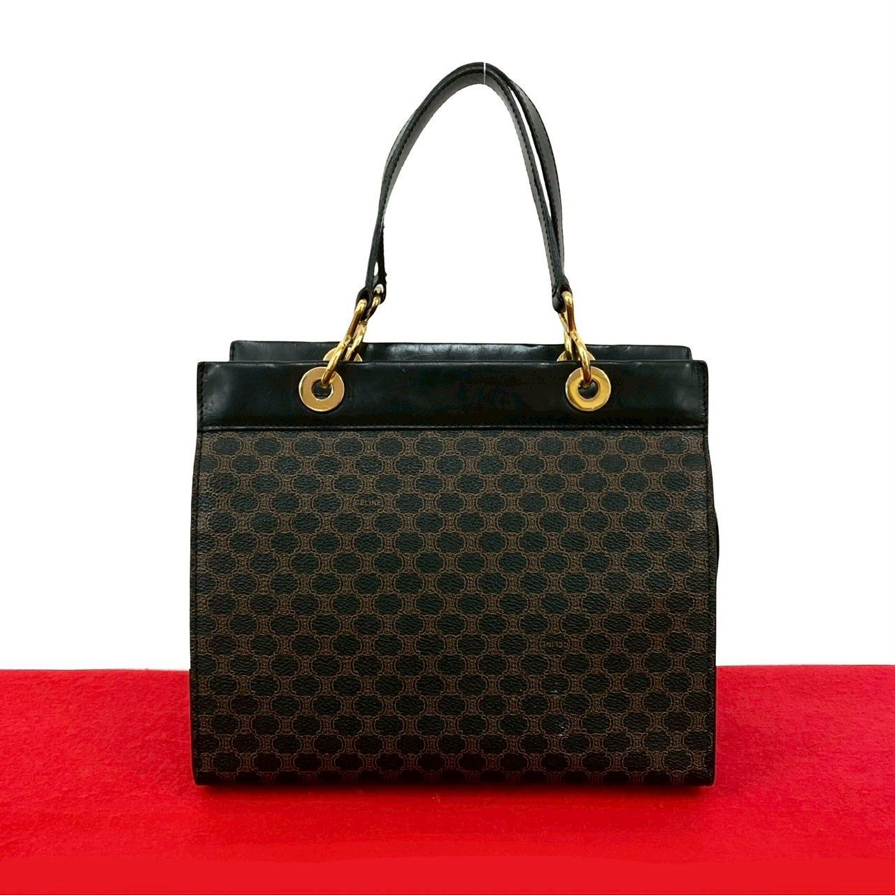 Celine Celine Celine Macadam Blazon Leather Handbag Leather Handbag DUTY FREE for USA Size ONE SIZE - 1 Thumbnail
