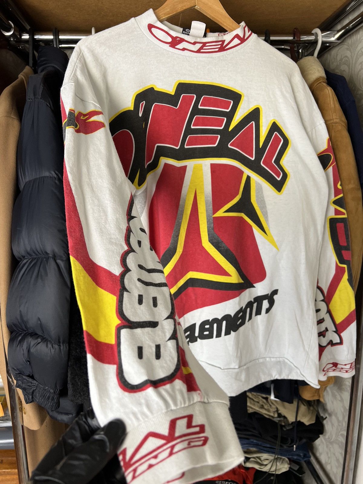 Other Vintage O'Neal Racing Long Sleeve T Shirt 90s Size US L / EU 52-54 / 3 - 4 Thumbnail