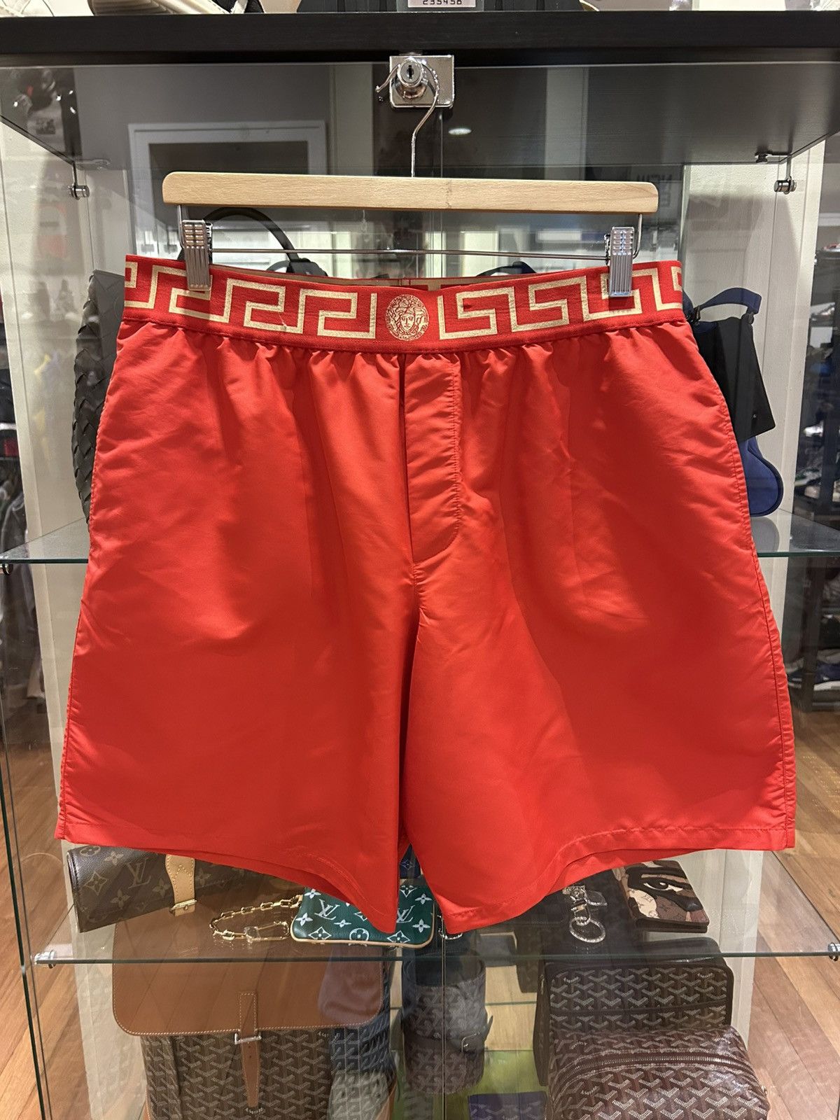 Versace Elastic Nylon Shorts