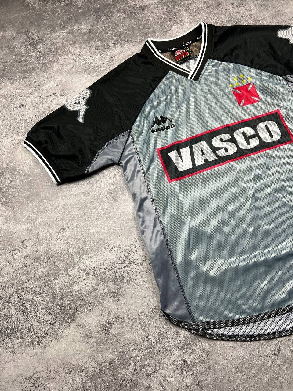 Kappa Vintage Kappa Camisa Vasco Da Gama 1990S RARE Size US M / EU 48-50 / 2 - 2 Thumbnail