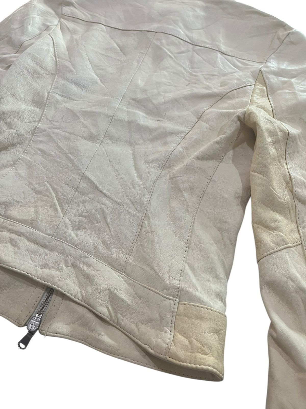 If Six Was Nine LAST DROP!!! LALTRAMODA LGB GENUINE LEATHER ZIPPER JACKET Size XS / US 0-2 / IT 36-38 - 19 Thumbnail