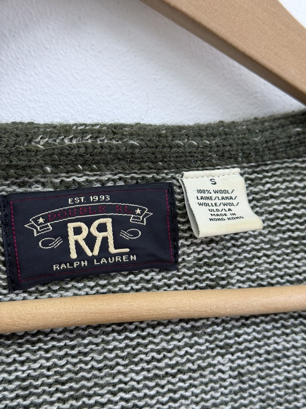 RRL Ralph Lauren Double RRL Ralph Lauren Wool Knit Zip Jacket Size US S / EU 44-46 / 1 - 11 Thumbnail