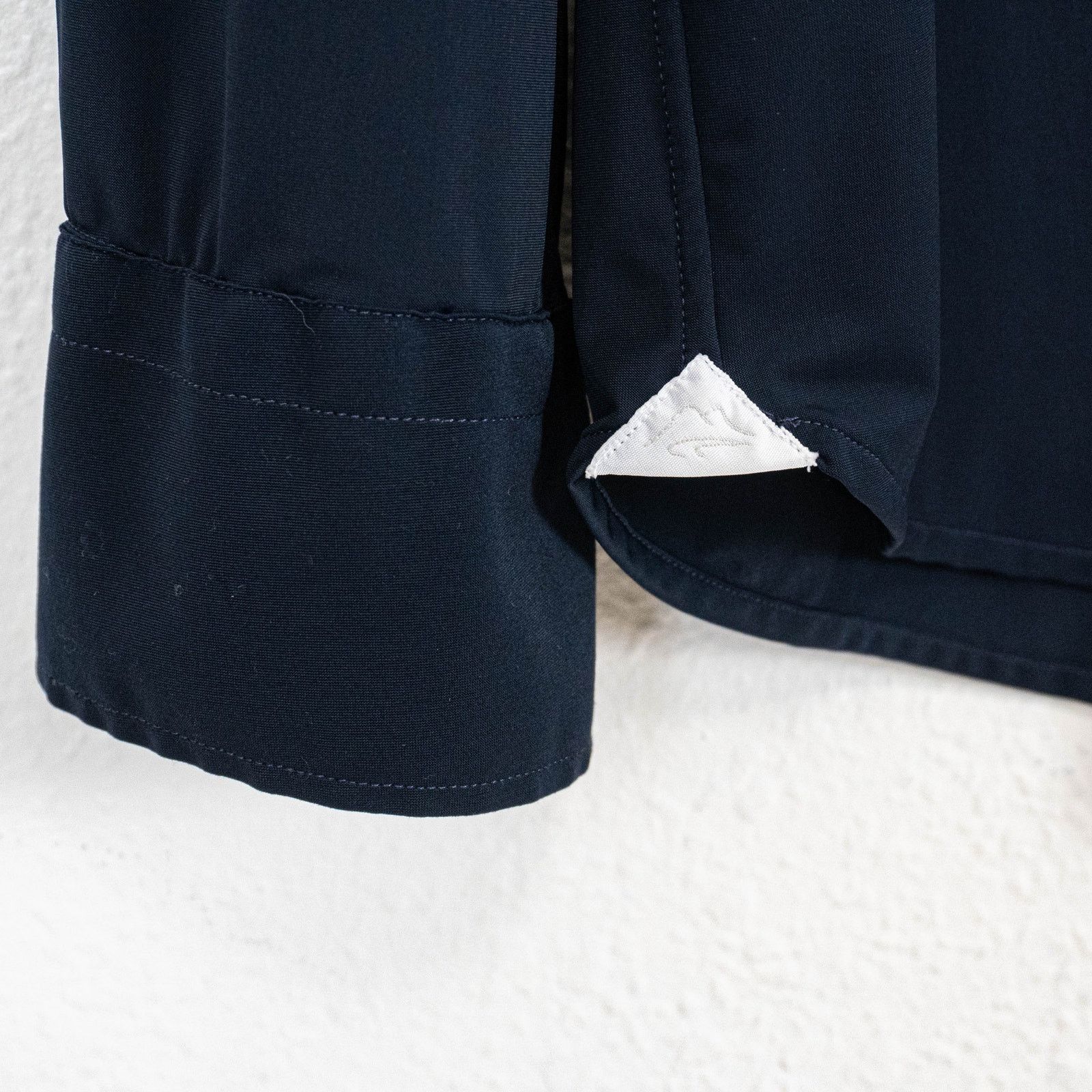 Cordone CORDONE 1956 No Iron Technical Fabric Stretch Shirt Navy Size US XL / EU 56 / 4 - 5 Thumbnail