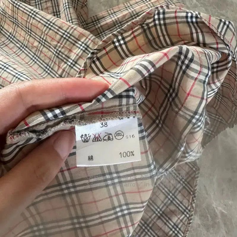 Burberry Burberry Khaki Cotton Long Sleeve Top. Size M / US 6-8 / IT 42-44 - 7 Thumbnail