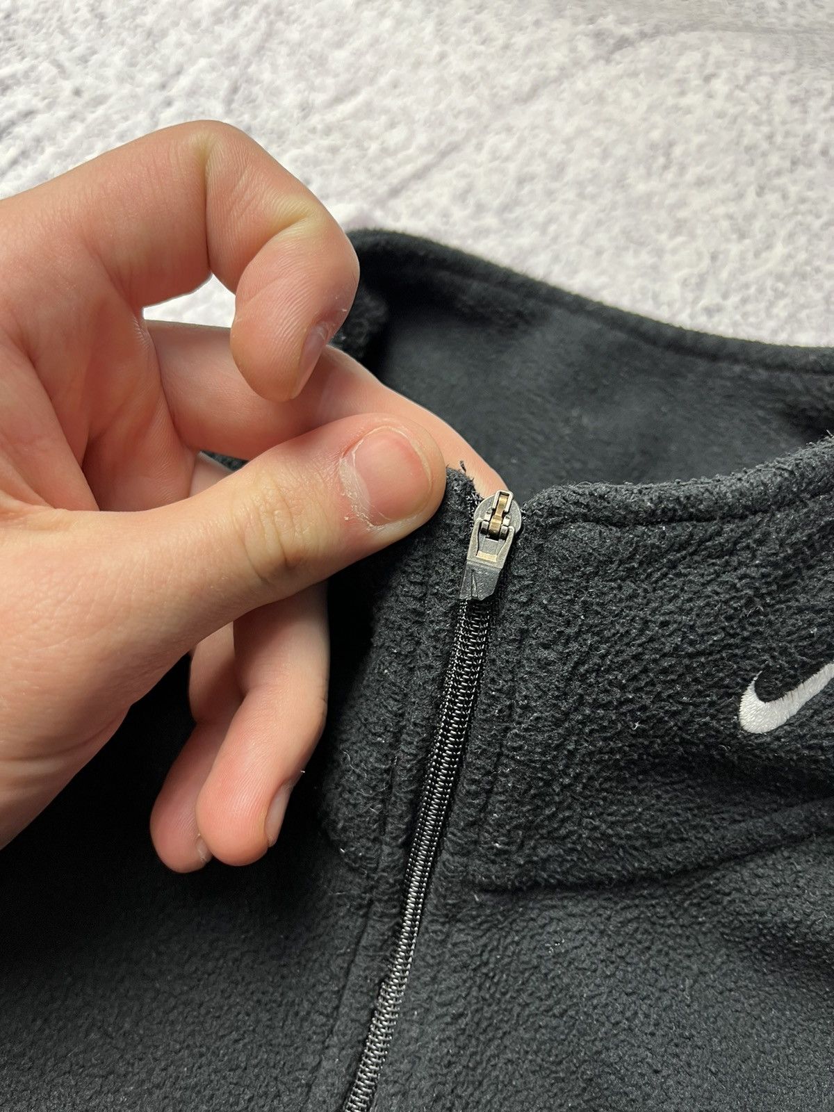 Nike Vintage Nike Fleece Sweater 90s Sweatshirt Basic Swoosh Size US L / EU 52-54 / 3 - 9 Thumbnail