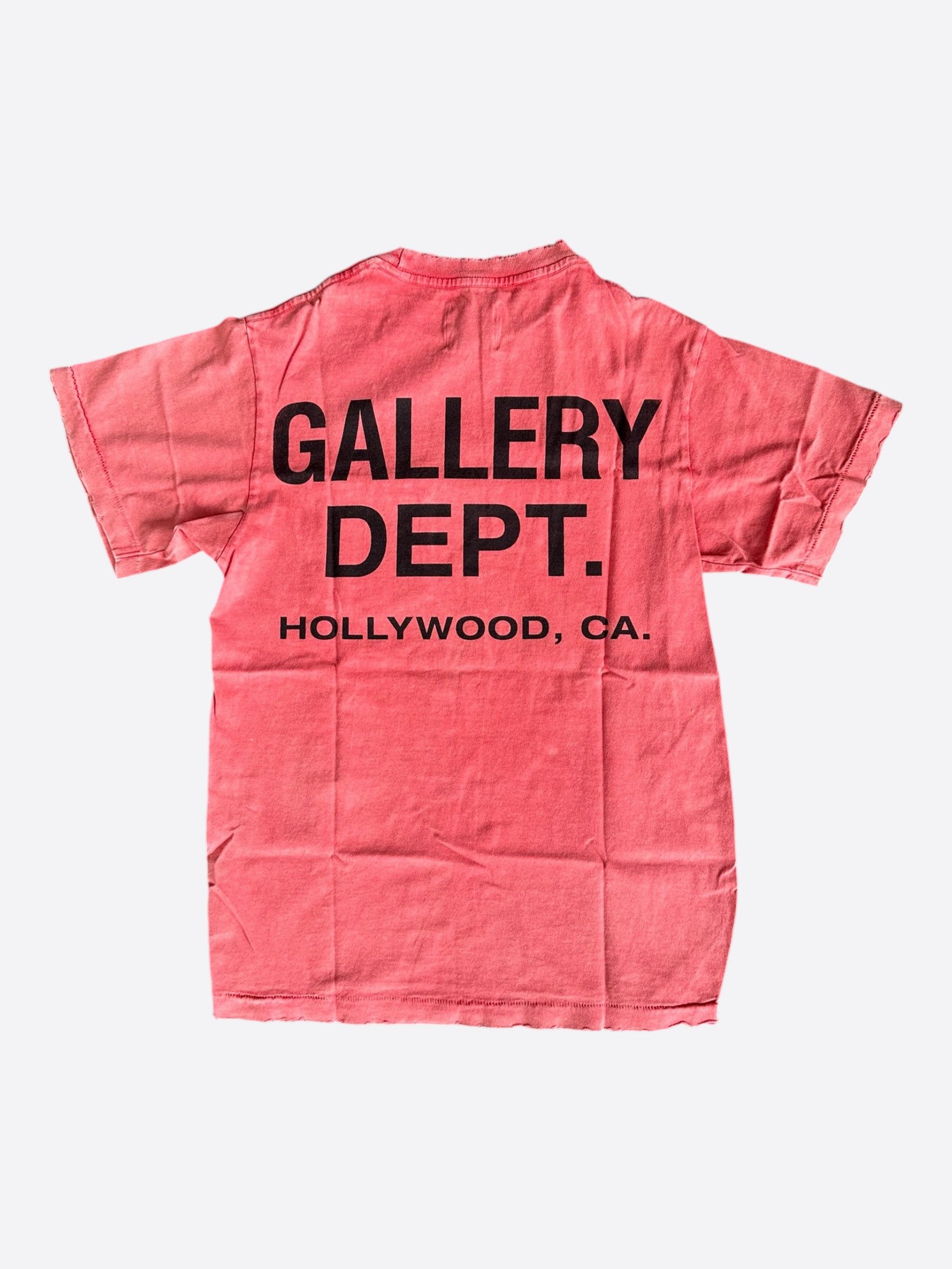 Gallery Dept. Gallery Dept Sun Faded Red & Black Logo T-Shirt Size US XS / EU 42 / 0 - 2 Thumbnail