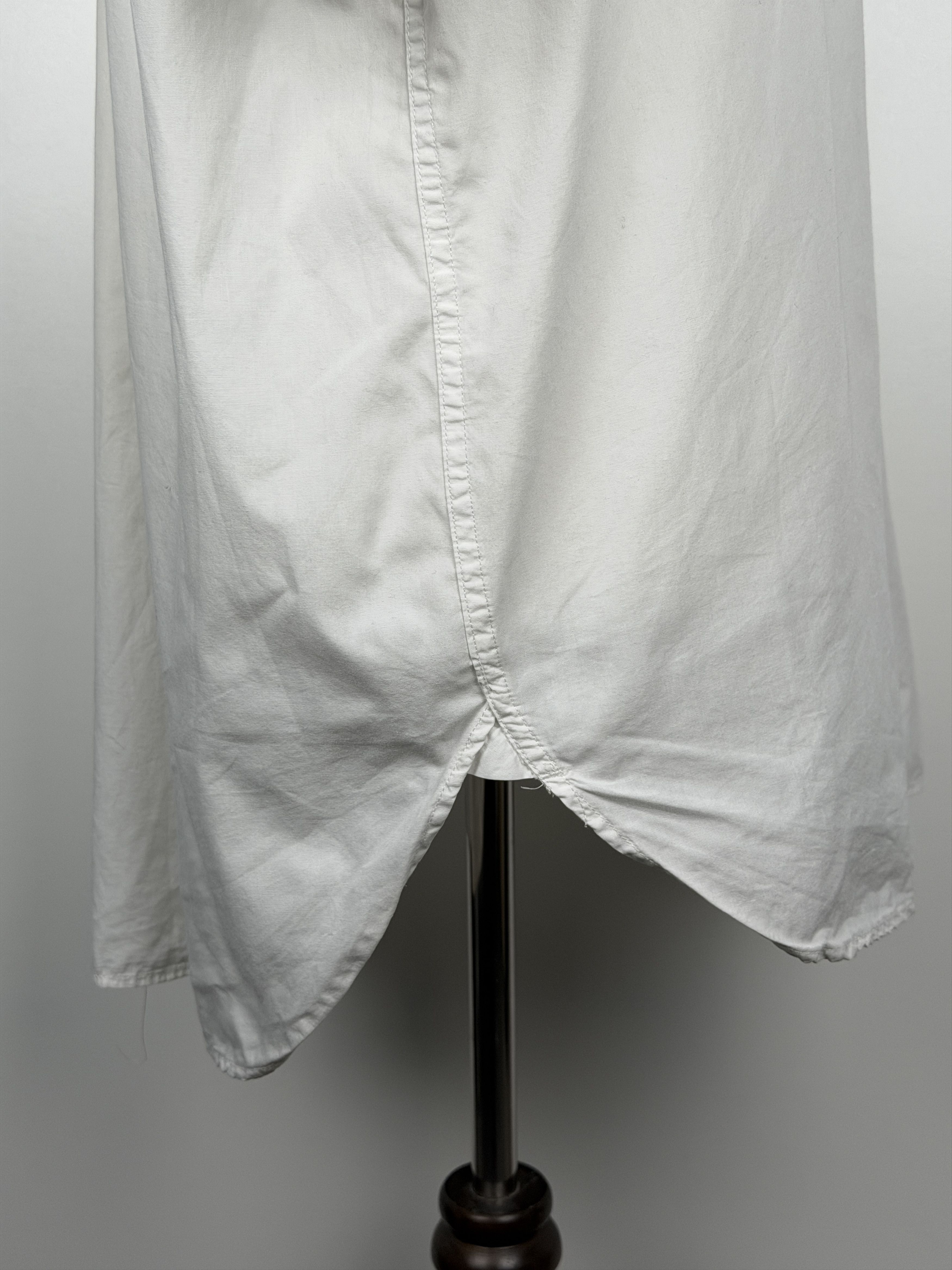 Engineered Garments 100s 2Ply Broadcloth Banded Collar Shirt Size US XL / EU 56 / 4 - 8 Thumbnail
