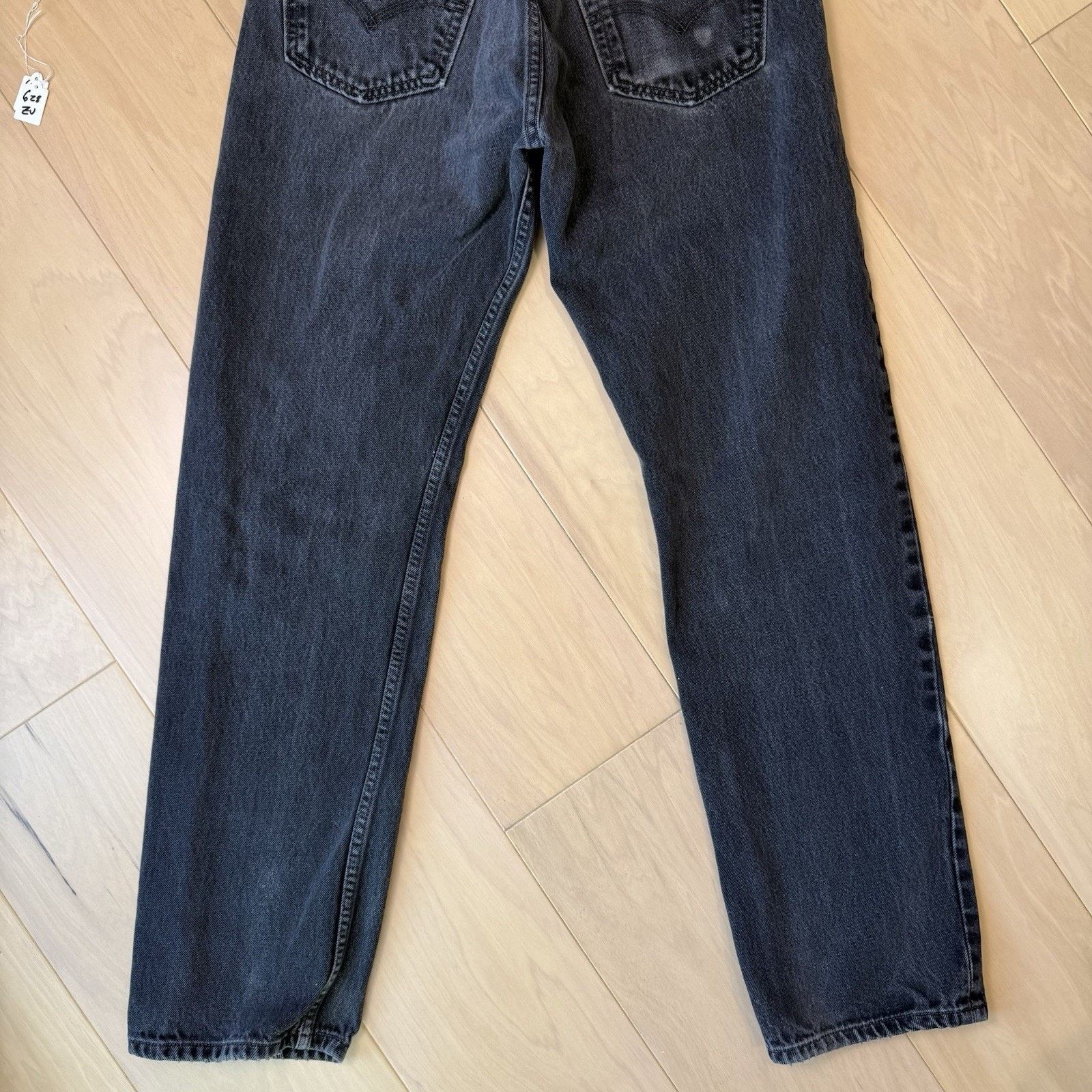 Levi's Vintage Levis 501 Jeans 30 Black 90s Straight Leg Denim Size US 30 / EU 46 - 10 Thumbnail