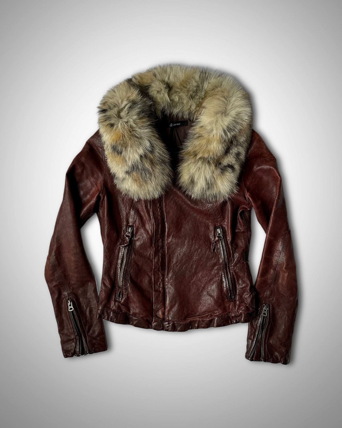 Johnbull John Bull Leather Jacket Size XS / US 0-2 / IT 36-38 - 5 Thumbnail