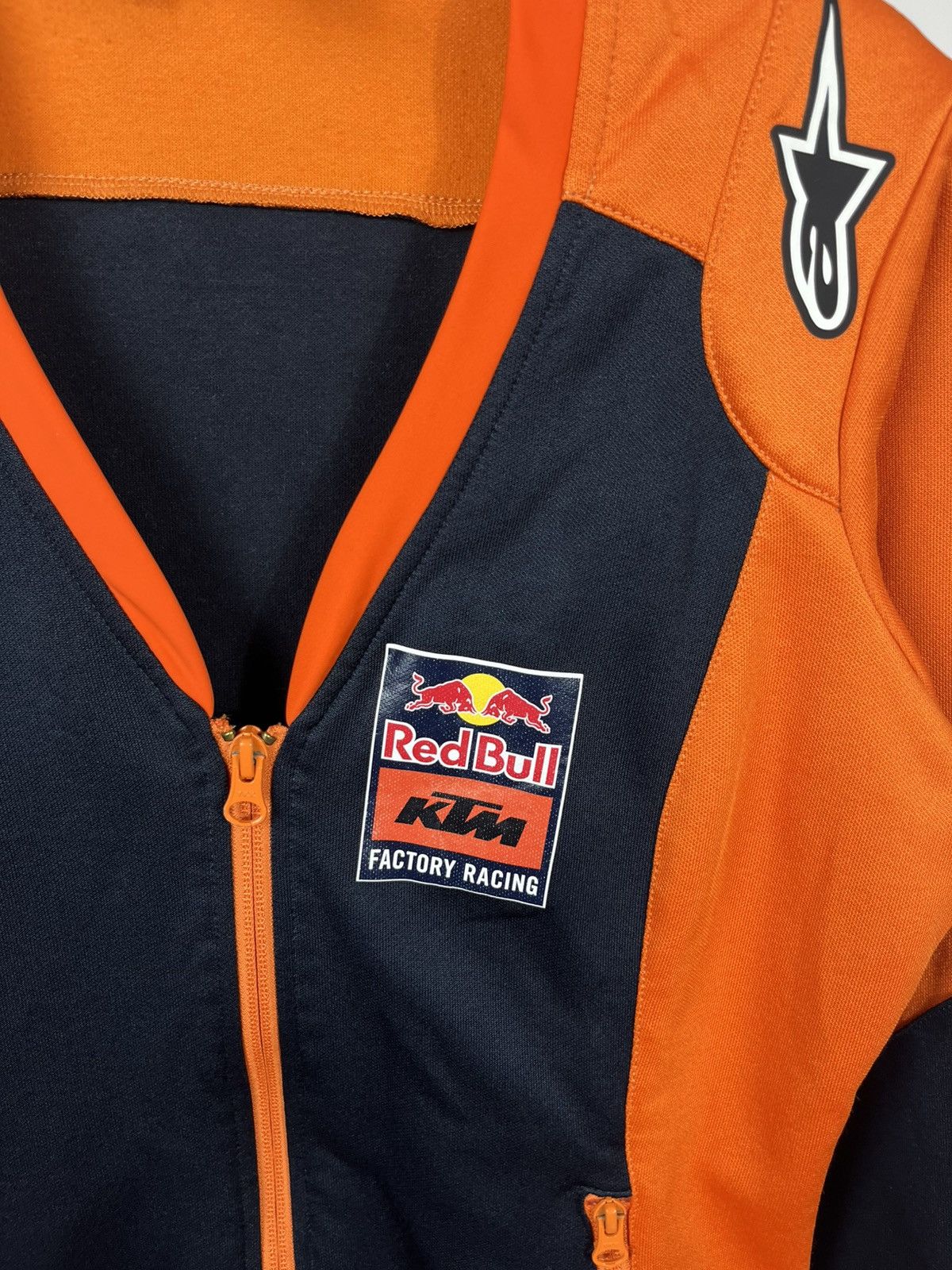 Alpinestars Alpinestars Red Bull KTM Racing Zip-Up Jacket Orange Navy Size US M / EU 48-50 / 2 - 3 Thumbnail